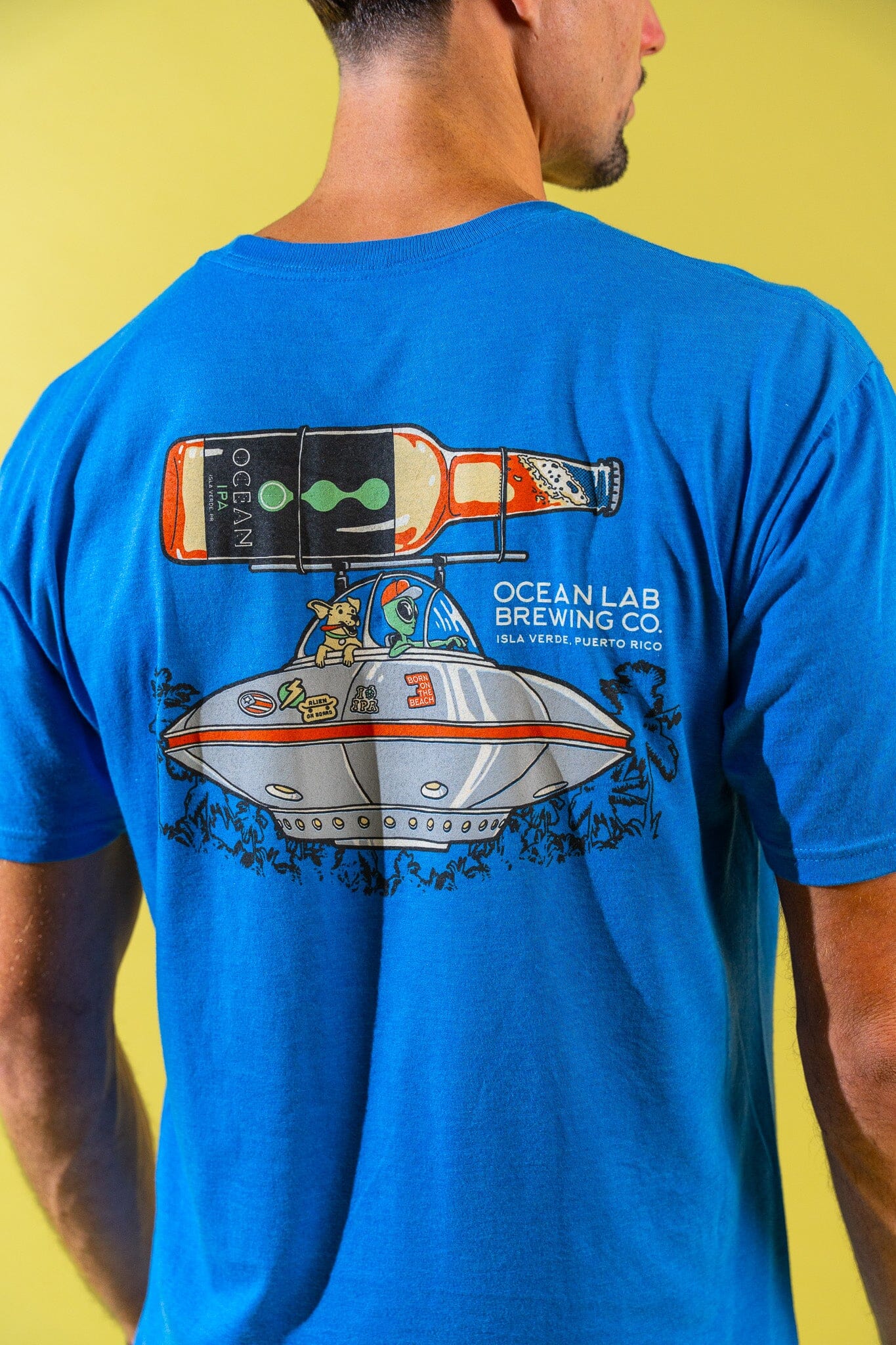 Alien IPA Abduction Heather Short Sleeve T-Shirt