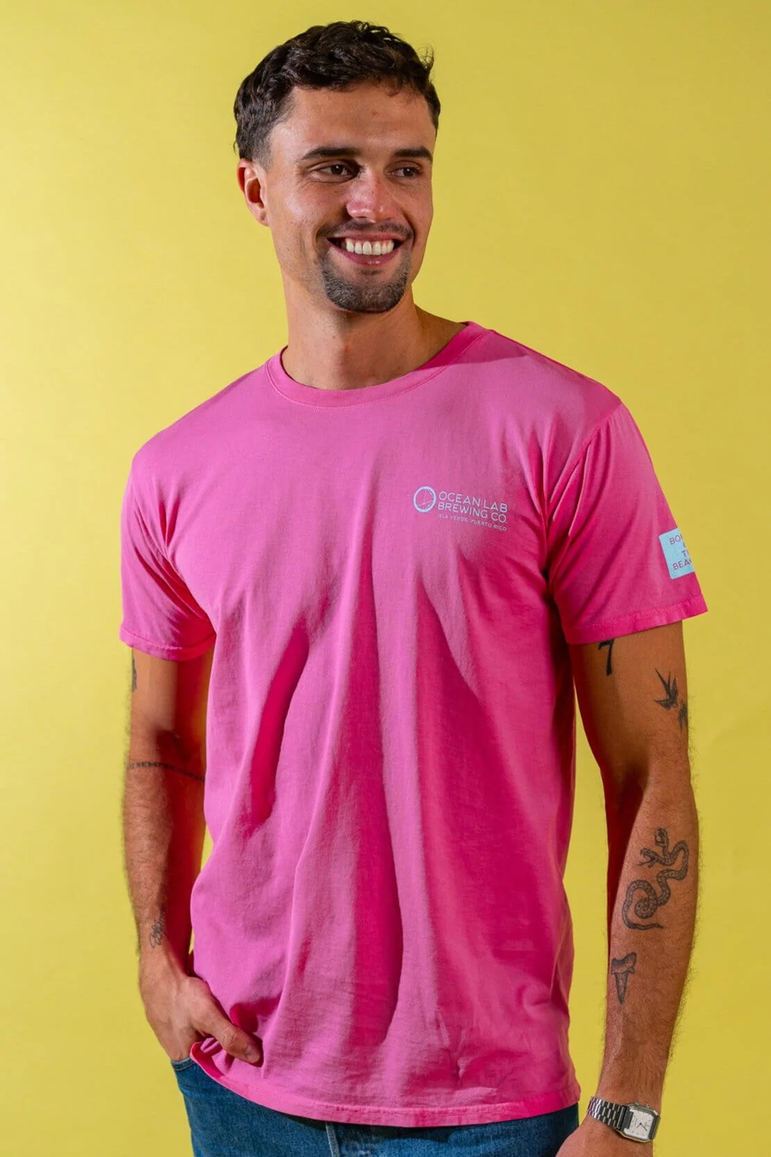Alien IPA Abduction Heather Short Sleeve T-Shirt - Image 10