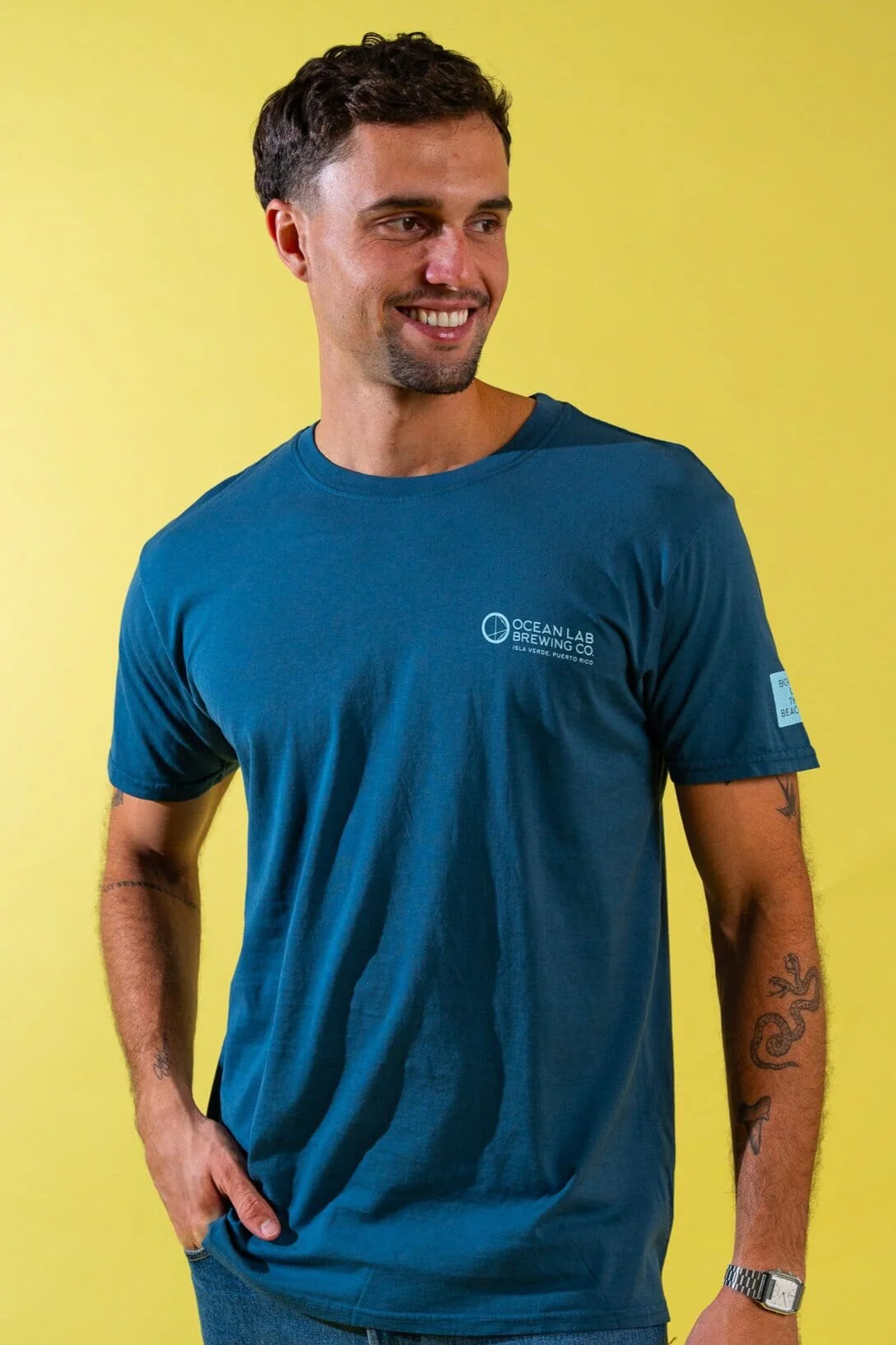 Alien IPA Abduction Heather Short Sleeve T-Shirt - Image 9