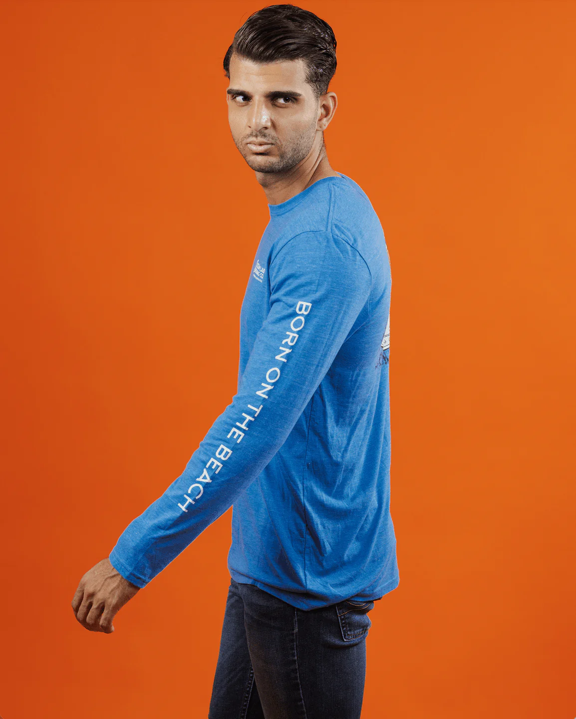 Alien IPA Abduction Tri-Blend Long Sleeve T-Shirt - Image 2