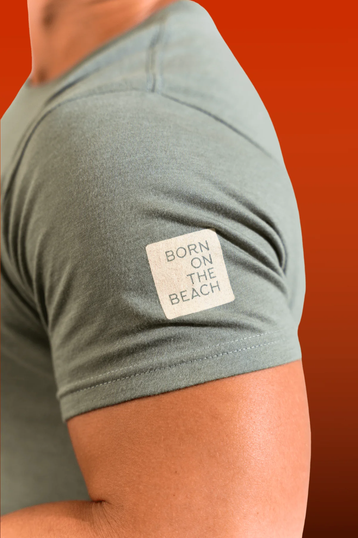 Amber Sunset Heather Short Sleeve T-Shirt - Image 3