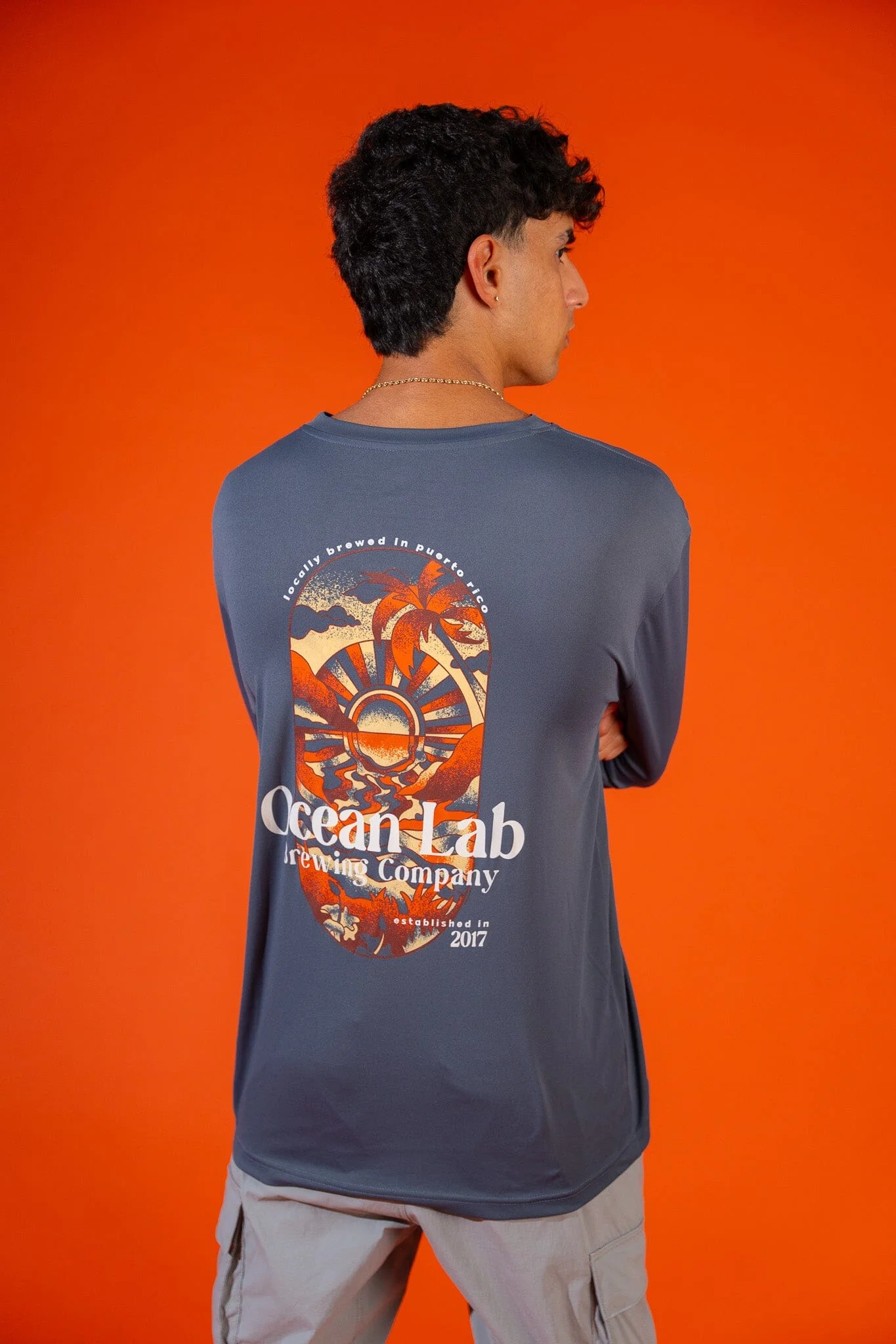 Amber Sunset Long Sleeve Rashguard - Image 6