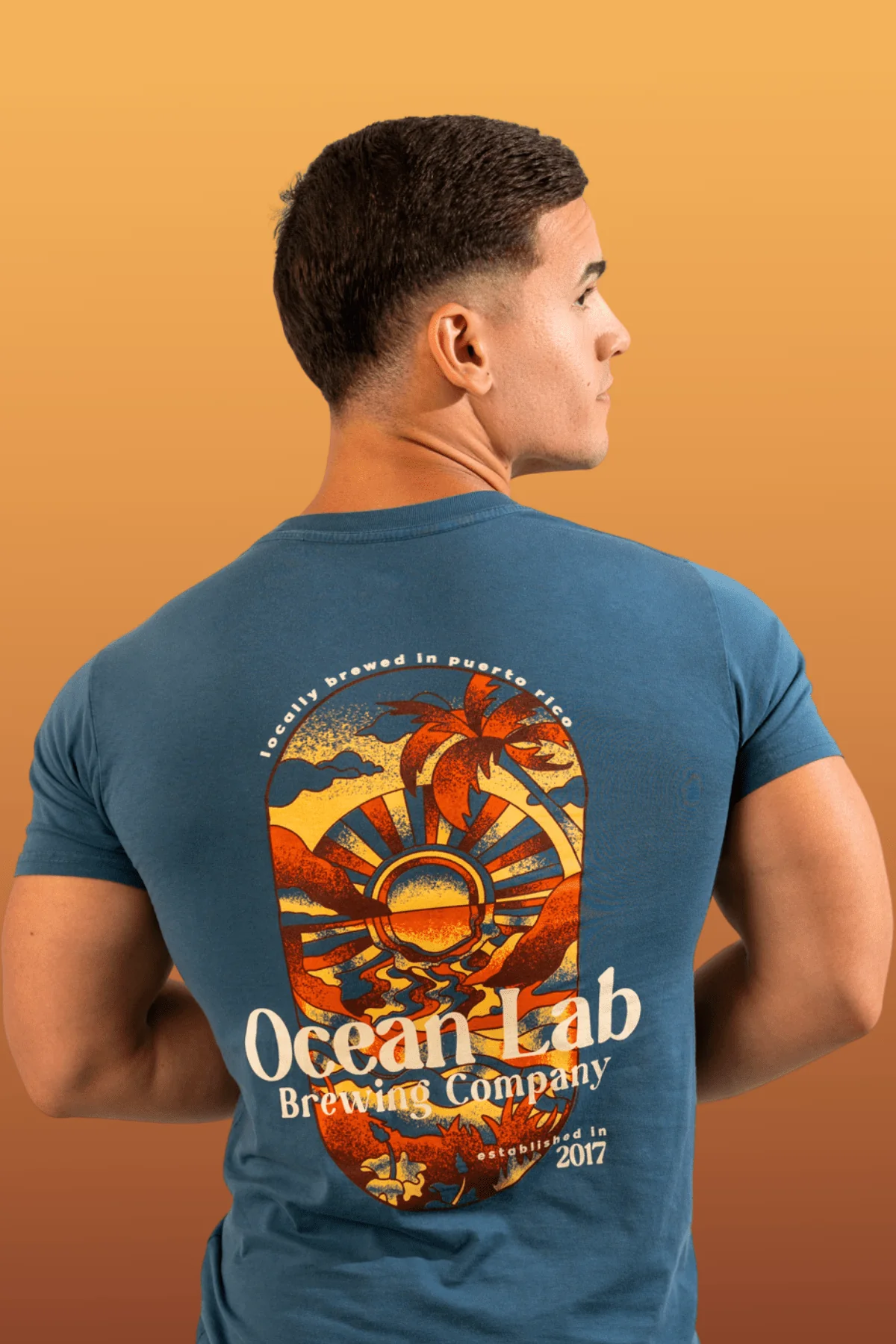 Amber Sunset Short Sleeve T-Shirt - Image 6