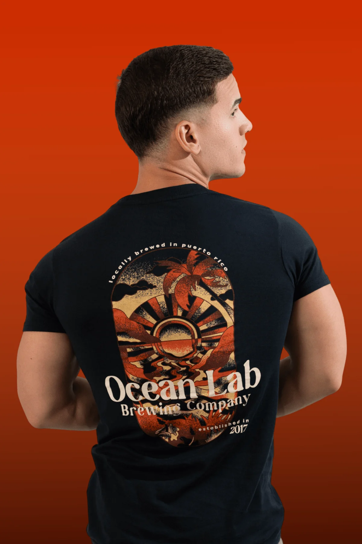 Amber Sunset Short Sleeve T-Shirt - Image 9