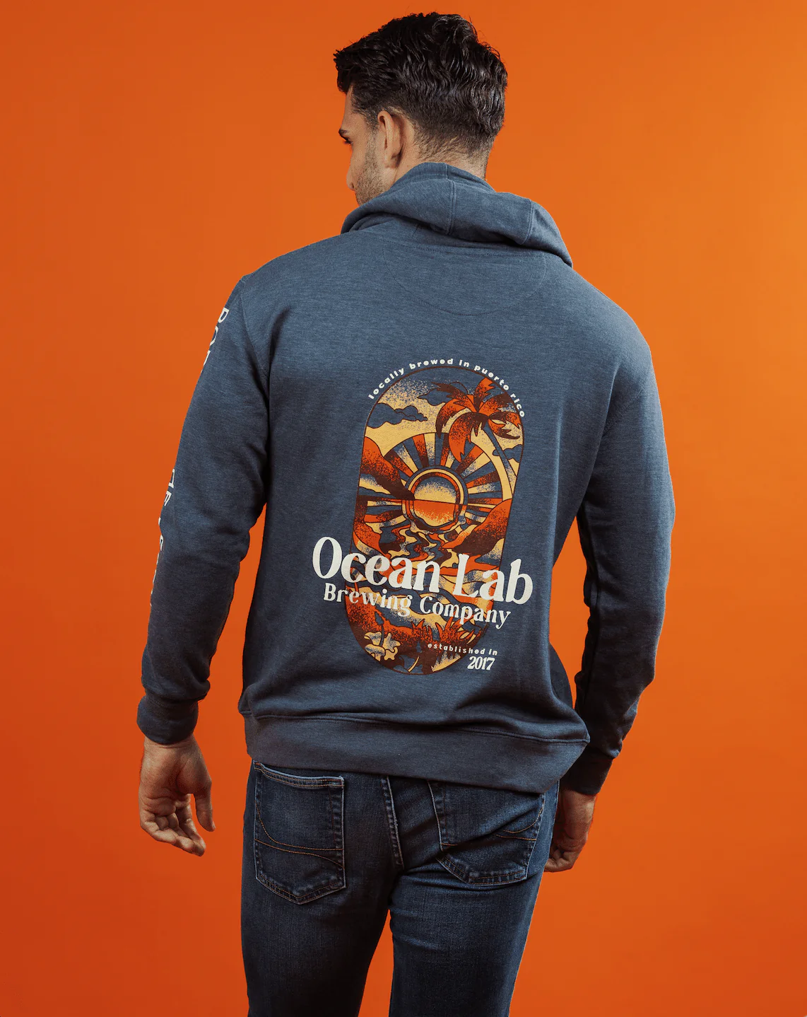Amber Sunset Terry Hoodie
