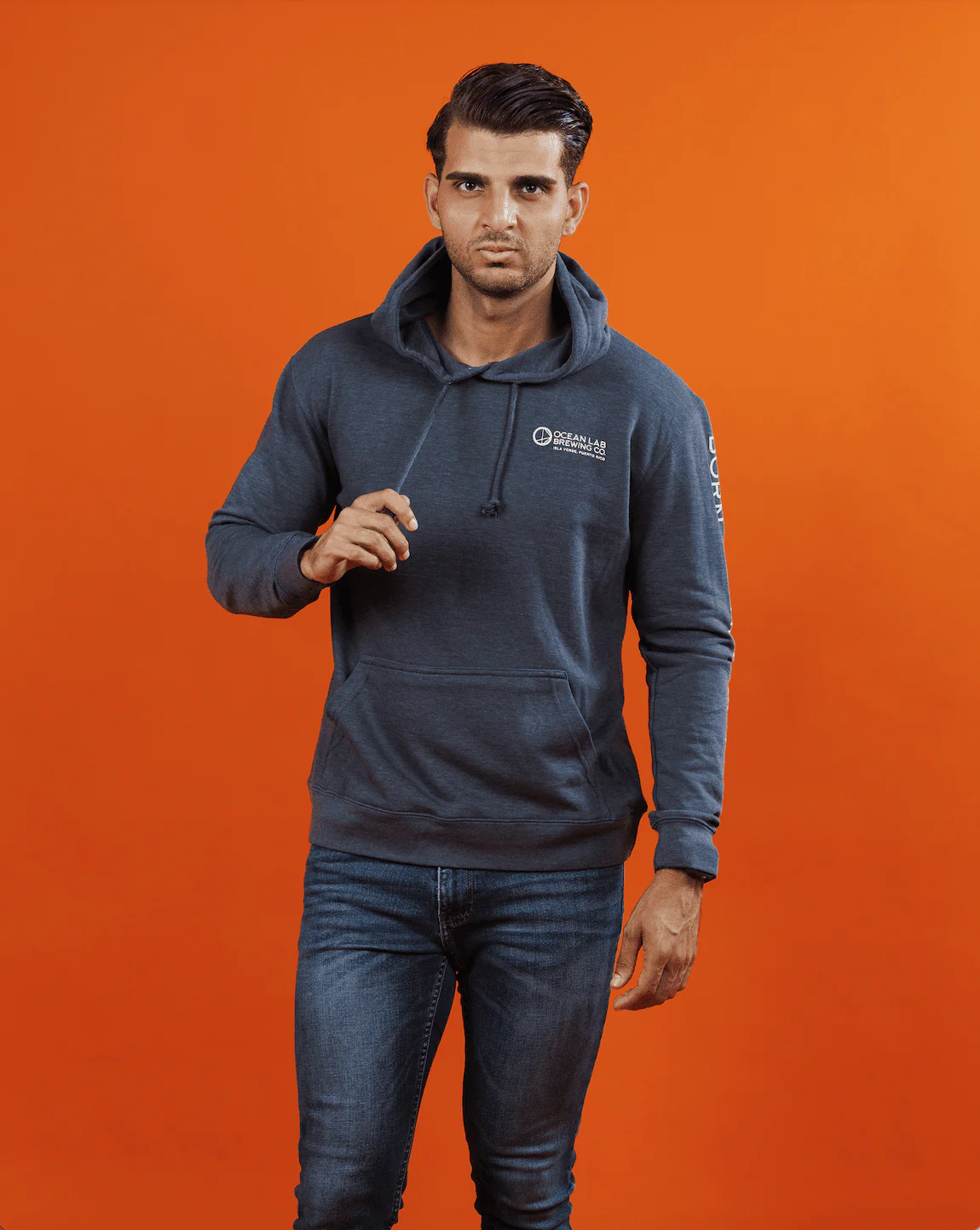 Amber Sunset Terry Hoodie - Image 2