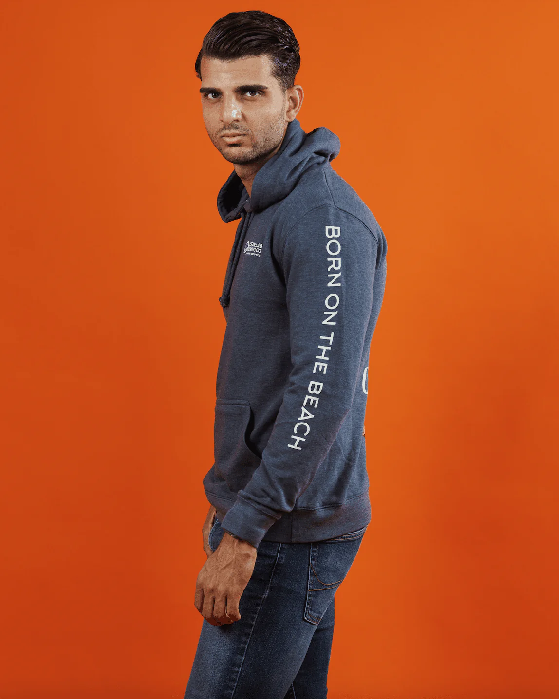 Amber Sunset Terry Hoodie - Image 3
