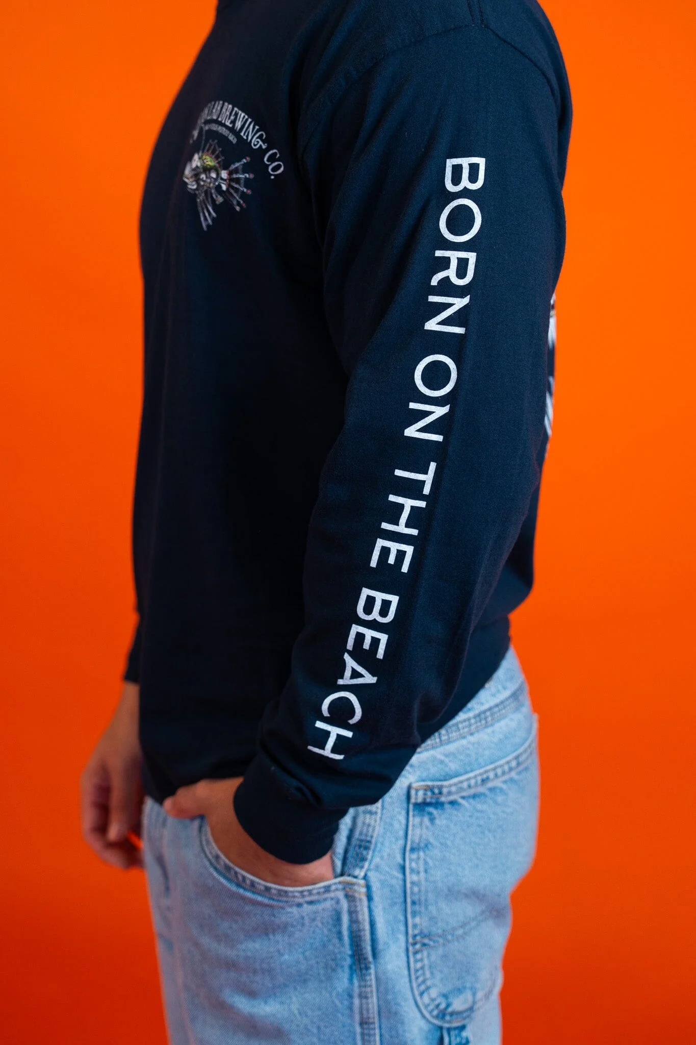Bad To The Chrome Long Sleeve T-shirt - Midnight - Image 2