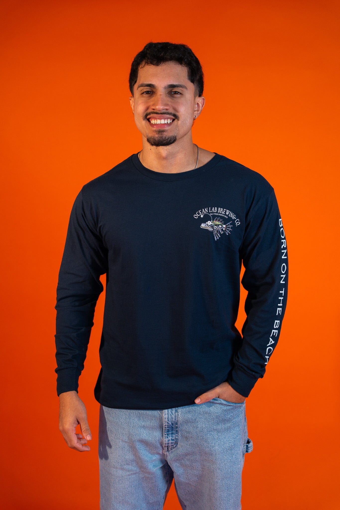 Bad To The Chrome Long Sleeve T-shirt - Midnight - Image 5
