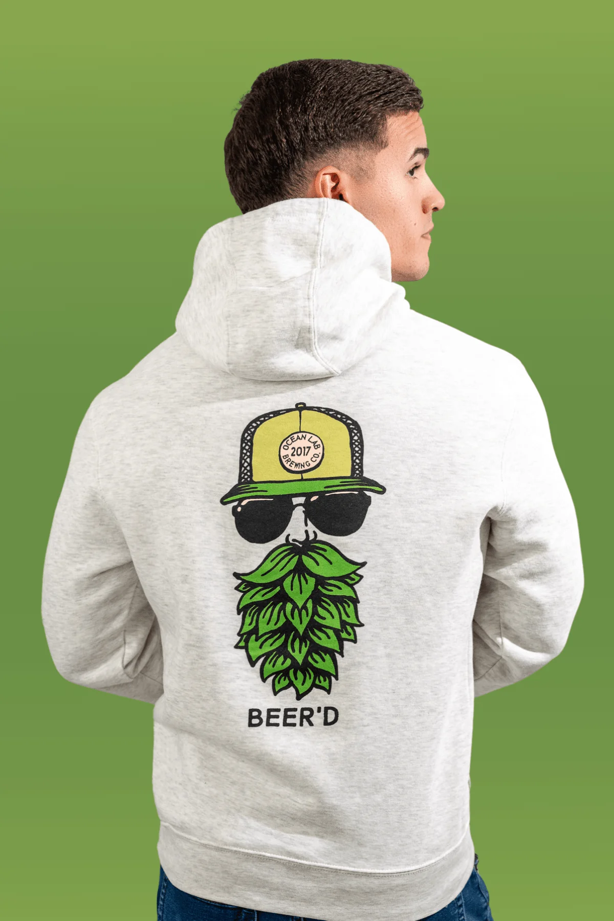 Beer'd Hopster Classic Fleece Hoodie