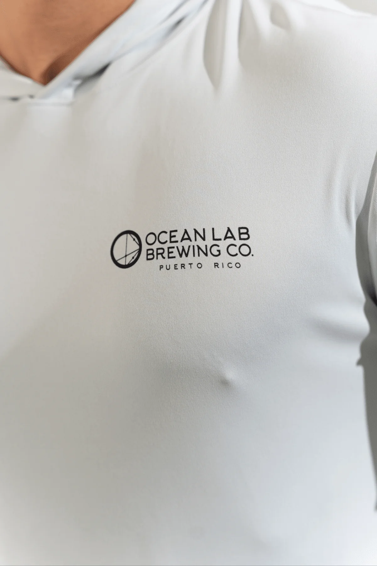 Beer'd Hopster Hooded Rashguard - Pearl Grey - Image 2
