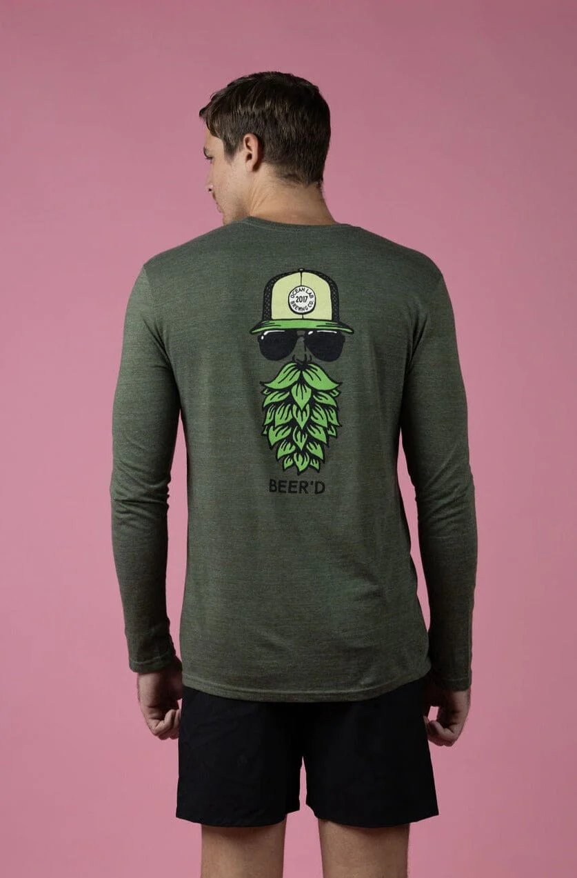 Beer'd Hopster Tri-Blend Long Sleeve T-Shirt