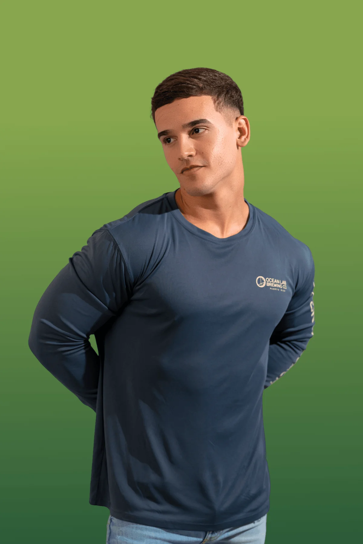 Pirate Paradise Rashguard - Storm Blue Black - Image 2