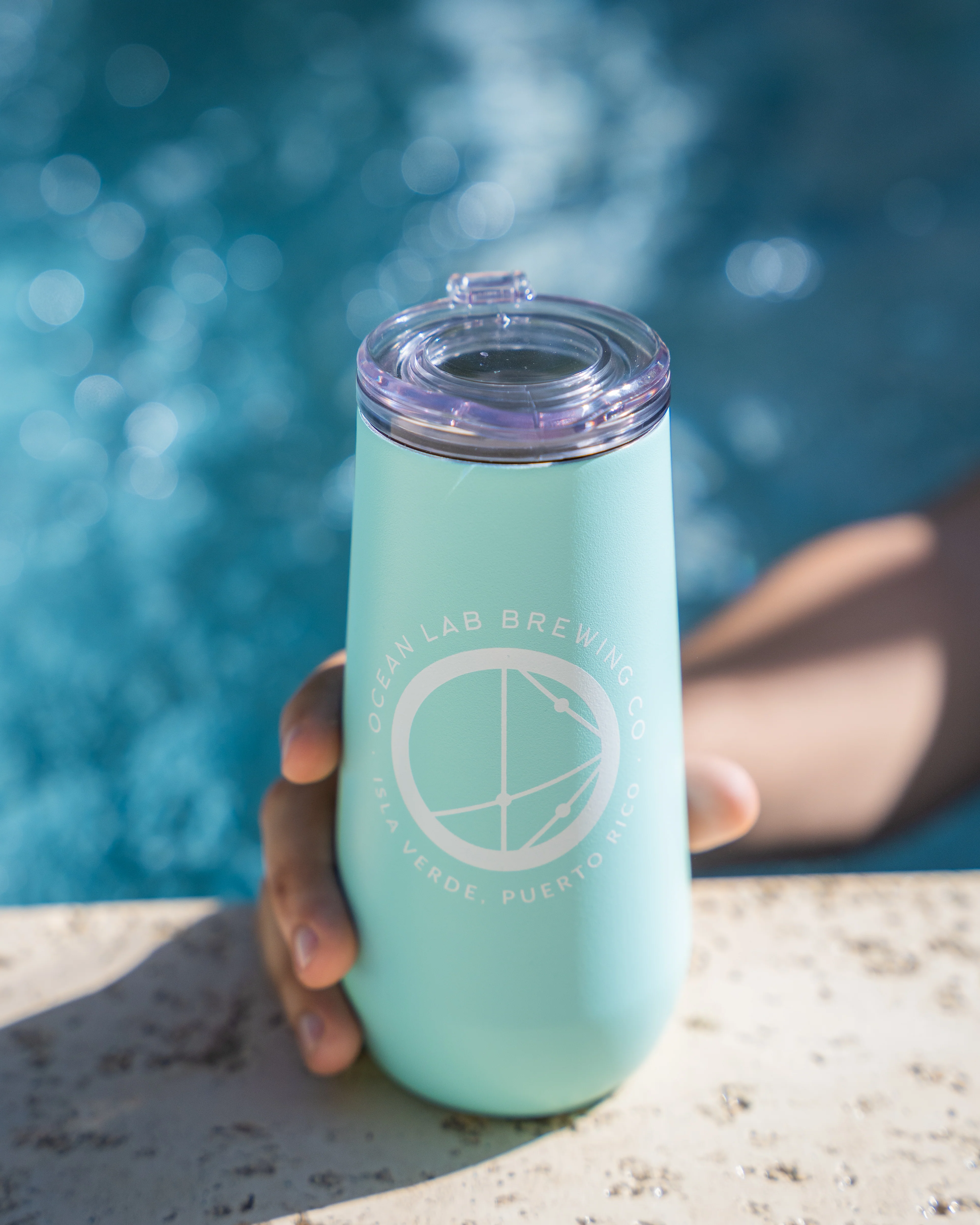 Champagne Flute Tumbler - Mint - Image 6