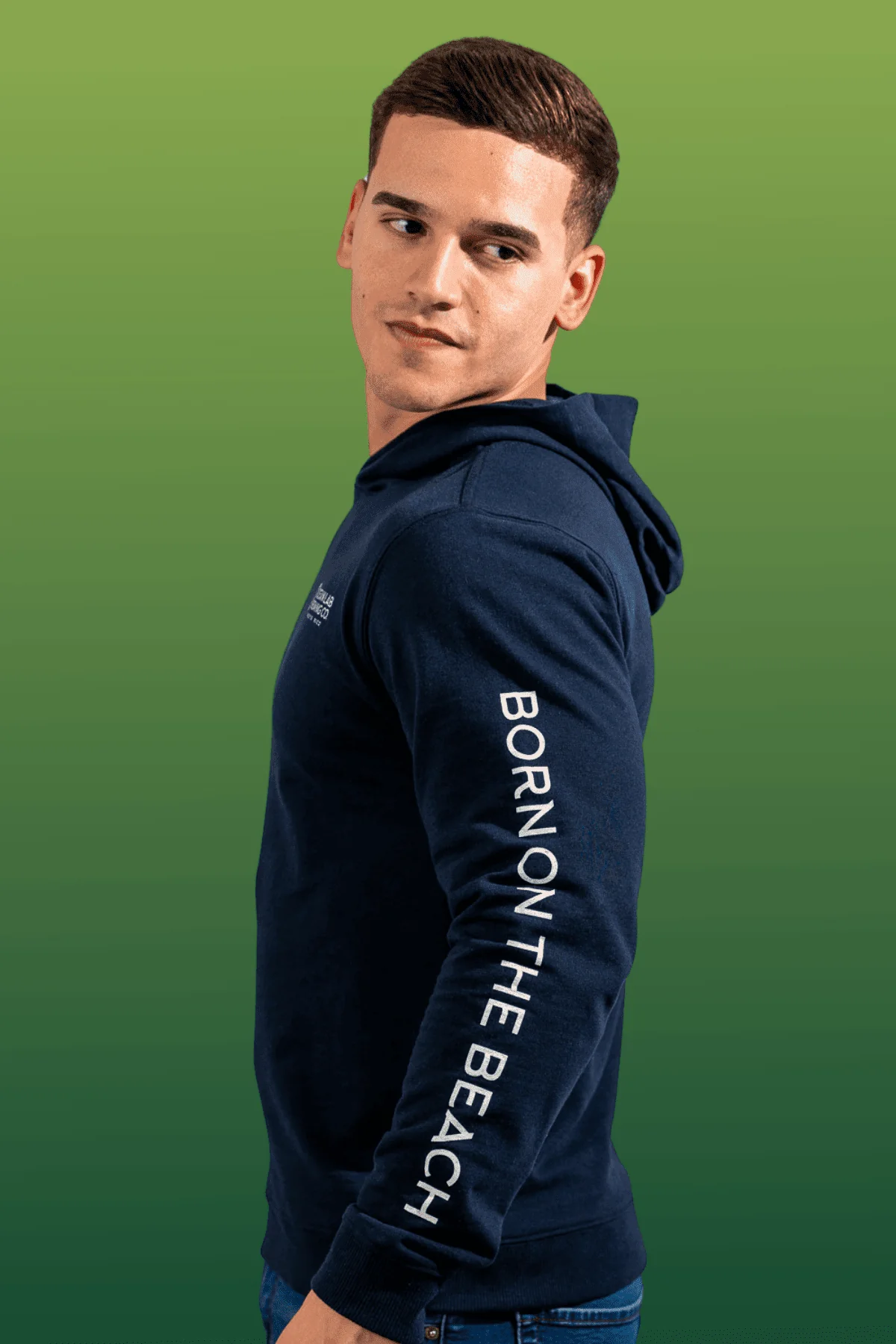 Chasing Waves Fleece Hoodie - Image 3