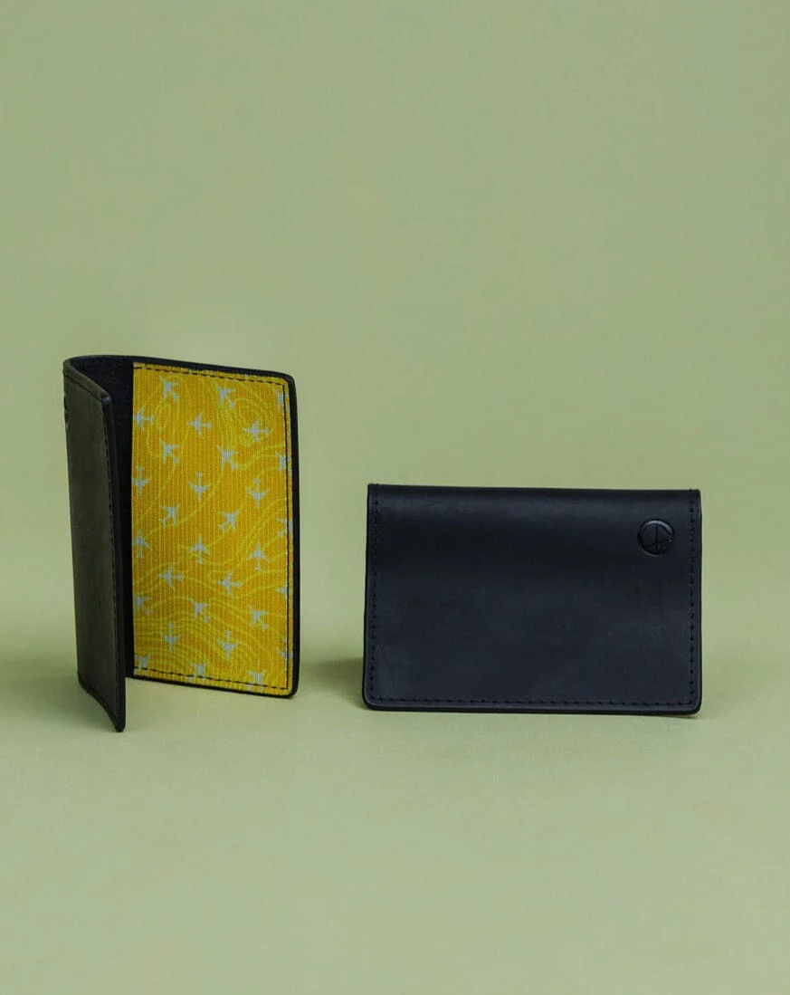 SJU Destination Yellow Folded Wallet