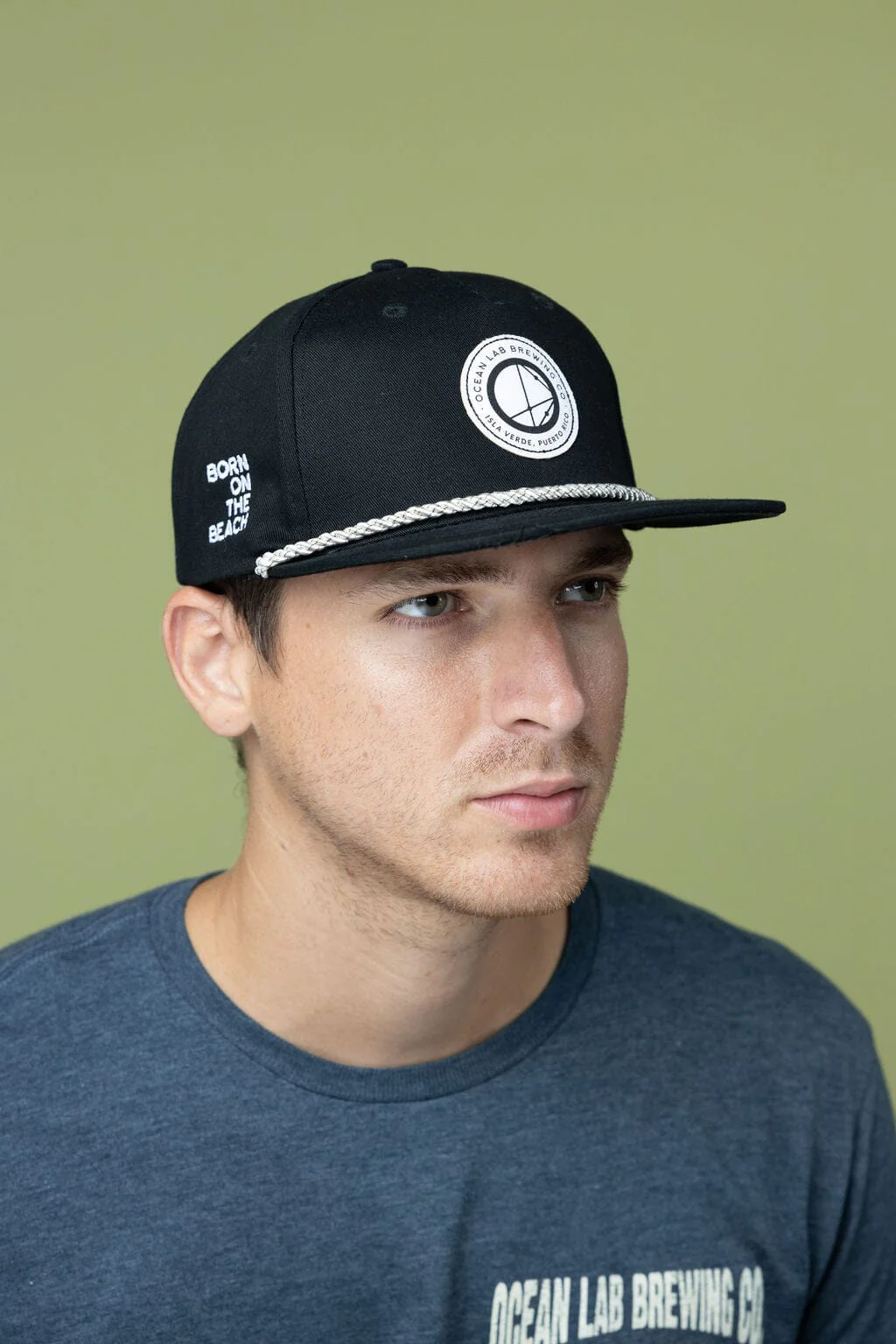 Nautical Cord Cap - Black - Image 2