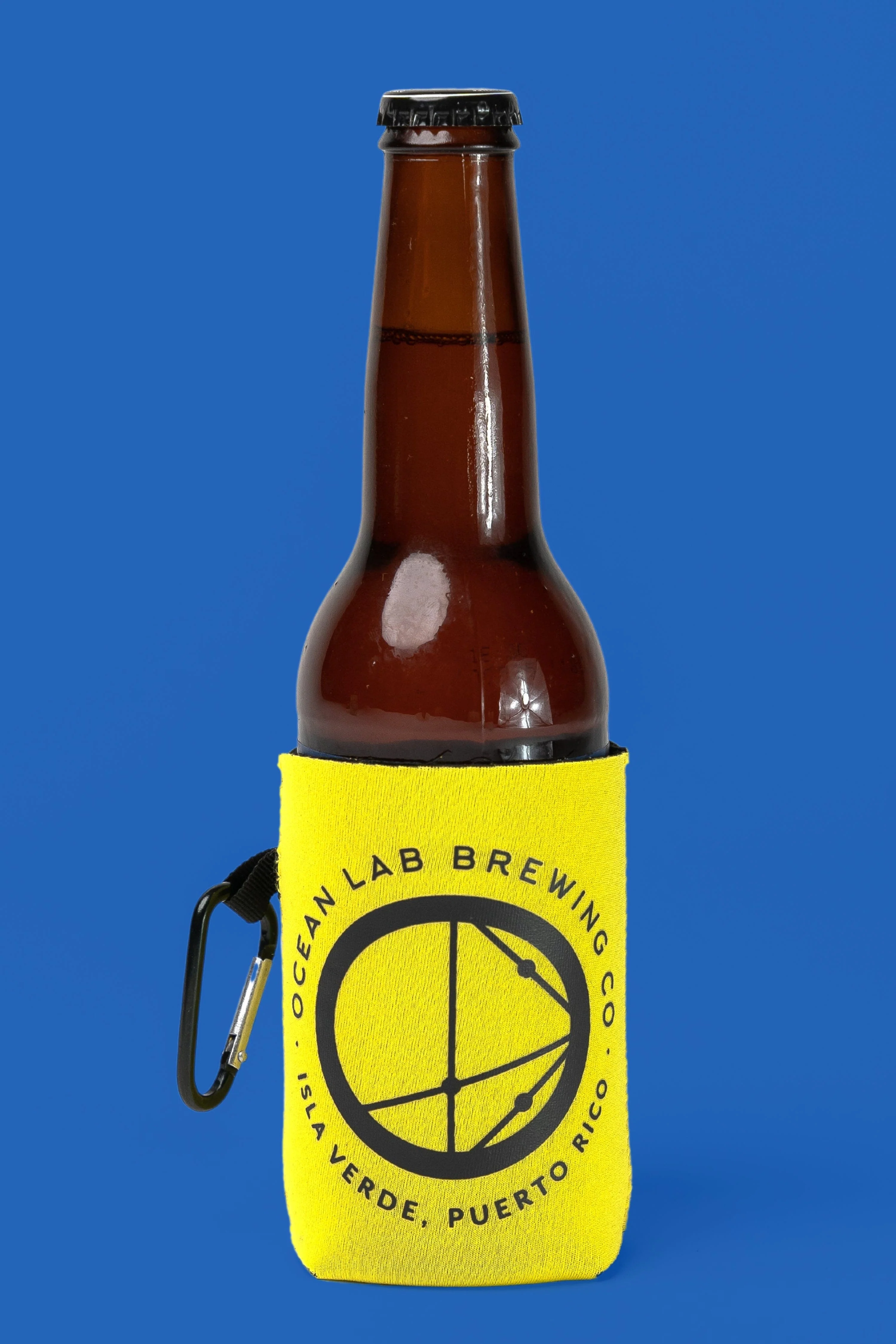 Ocean Lab Logo Can Insulator - Yellow