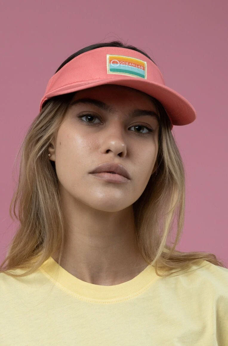 Sunset Patch Visor - Coral - Image 4