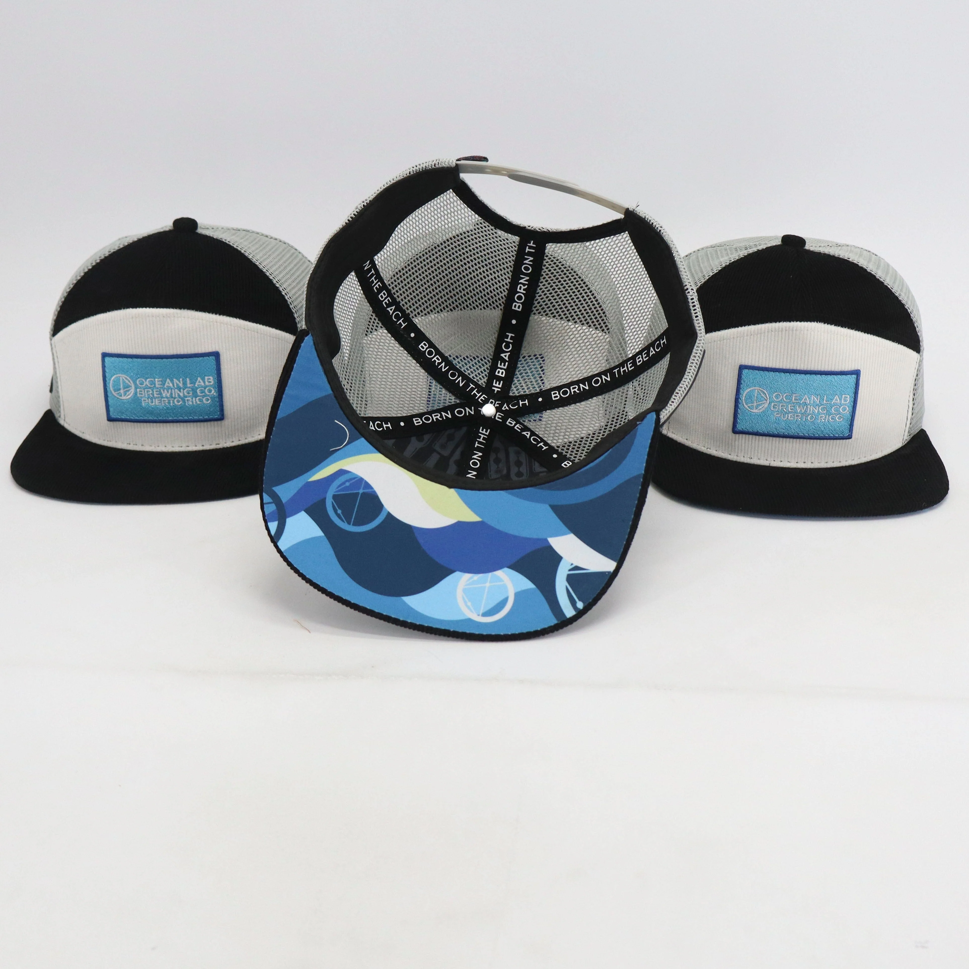 Corporate Logo Seven Panel Cap - Image 9