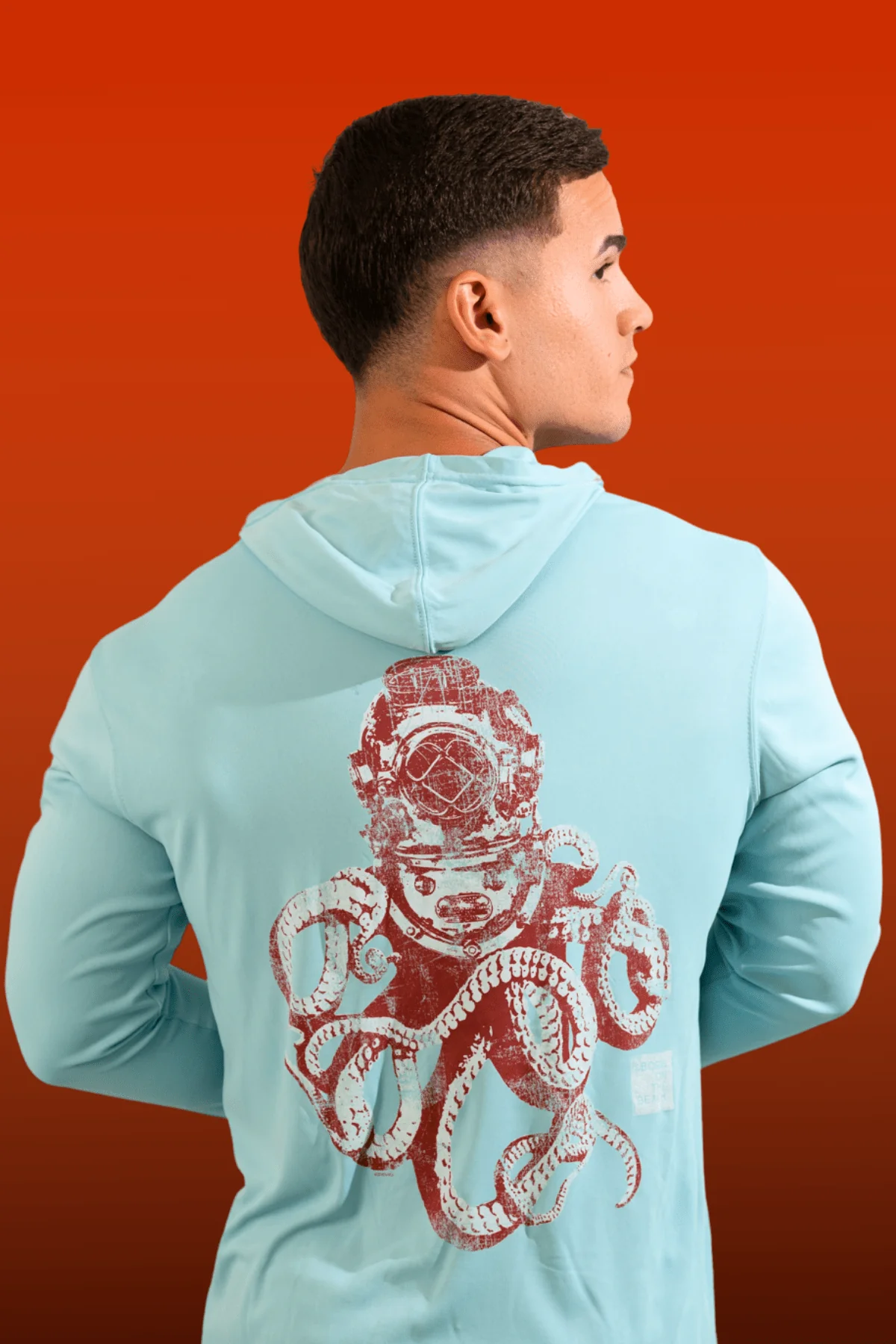 Diver Octopus Hooded Rashguard - Image 5