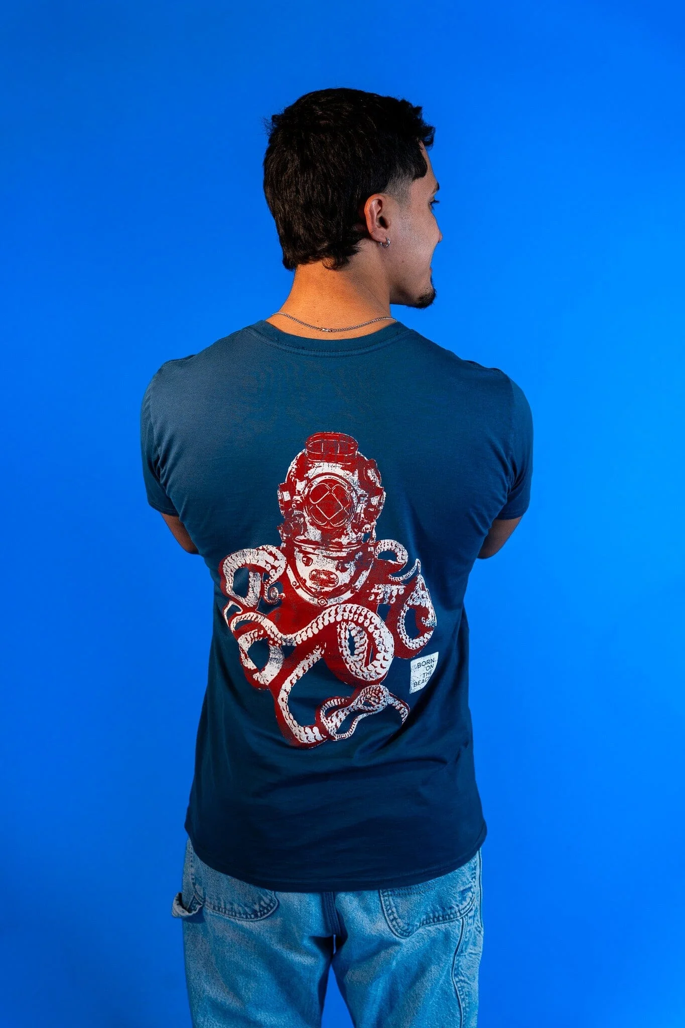 Diver Octopus Short Sleeve T-Shirt - Image 11