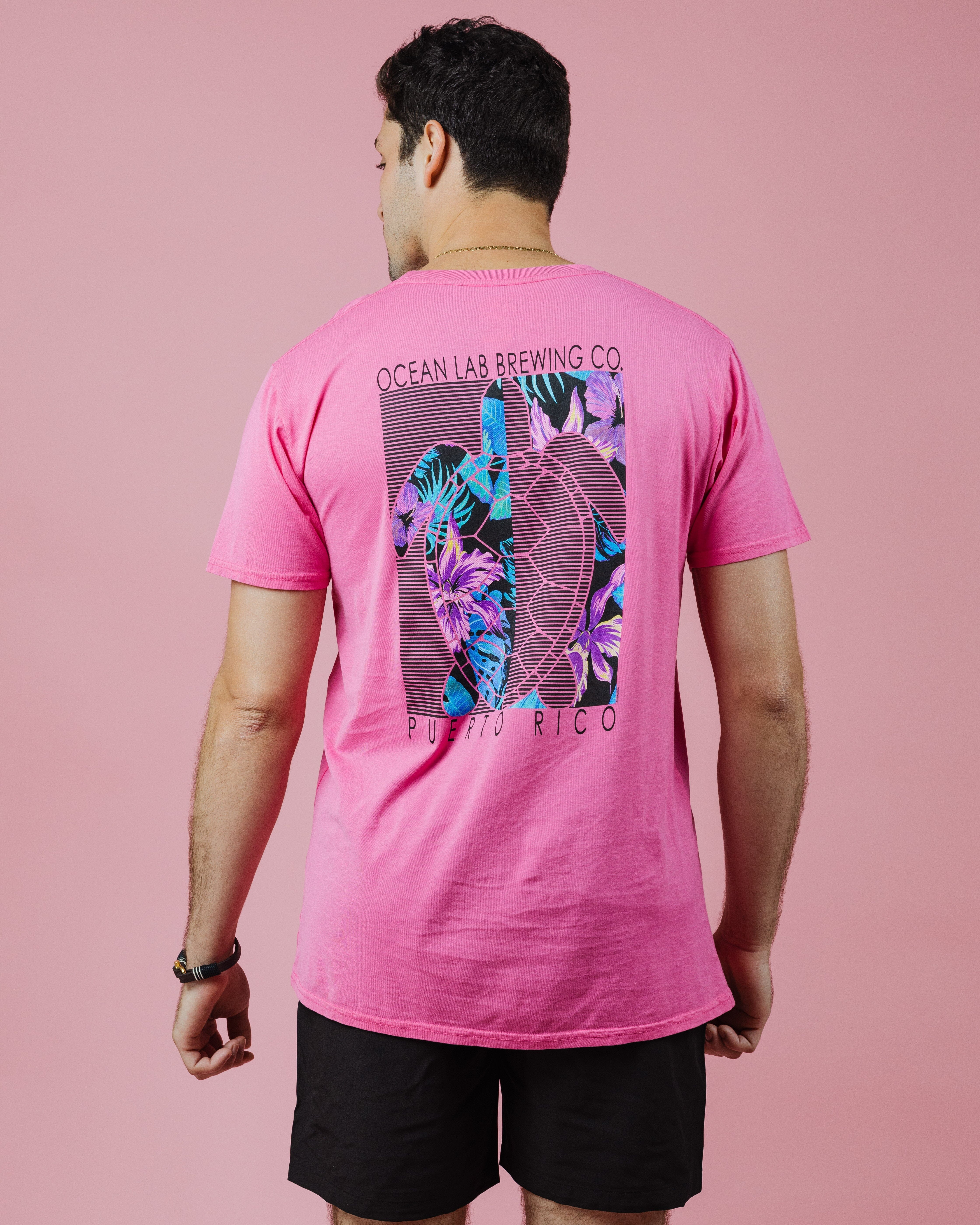 Flowers & Lines Turtle Short Sleeve T-Shirt - Image 9