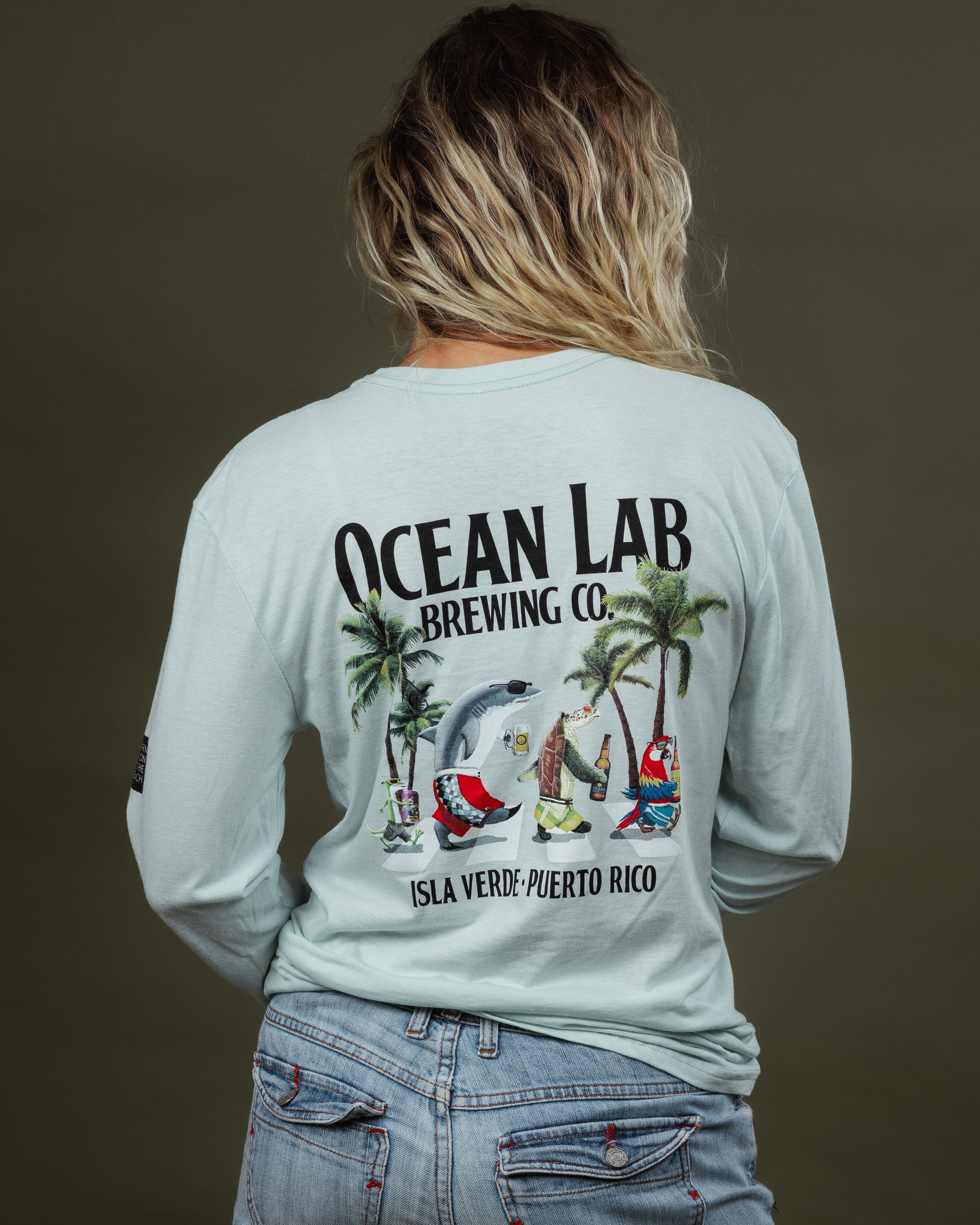 Follow The Sun Tri-Blend Long Sleeve T-Shirt - Image 3