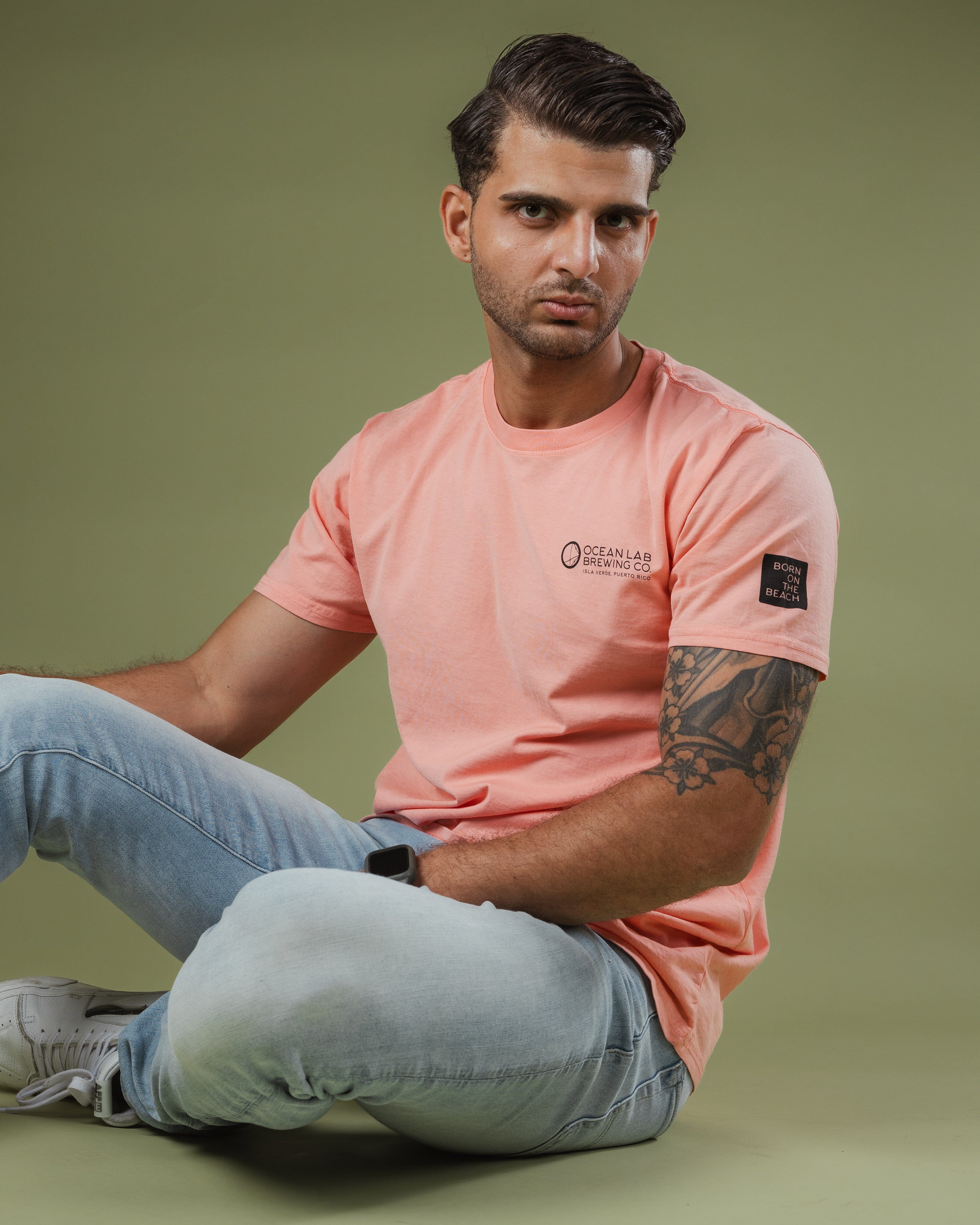Follow The Sun Short Sleeve T-Shirt - Dusty Coral - Image 3