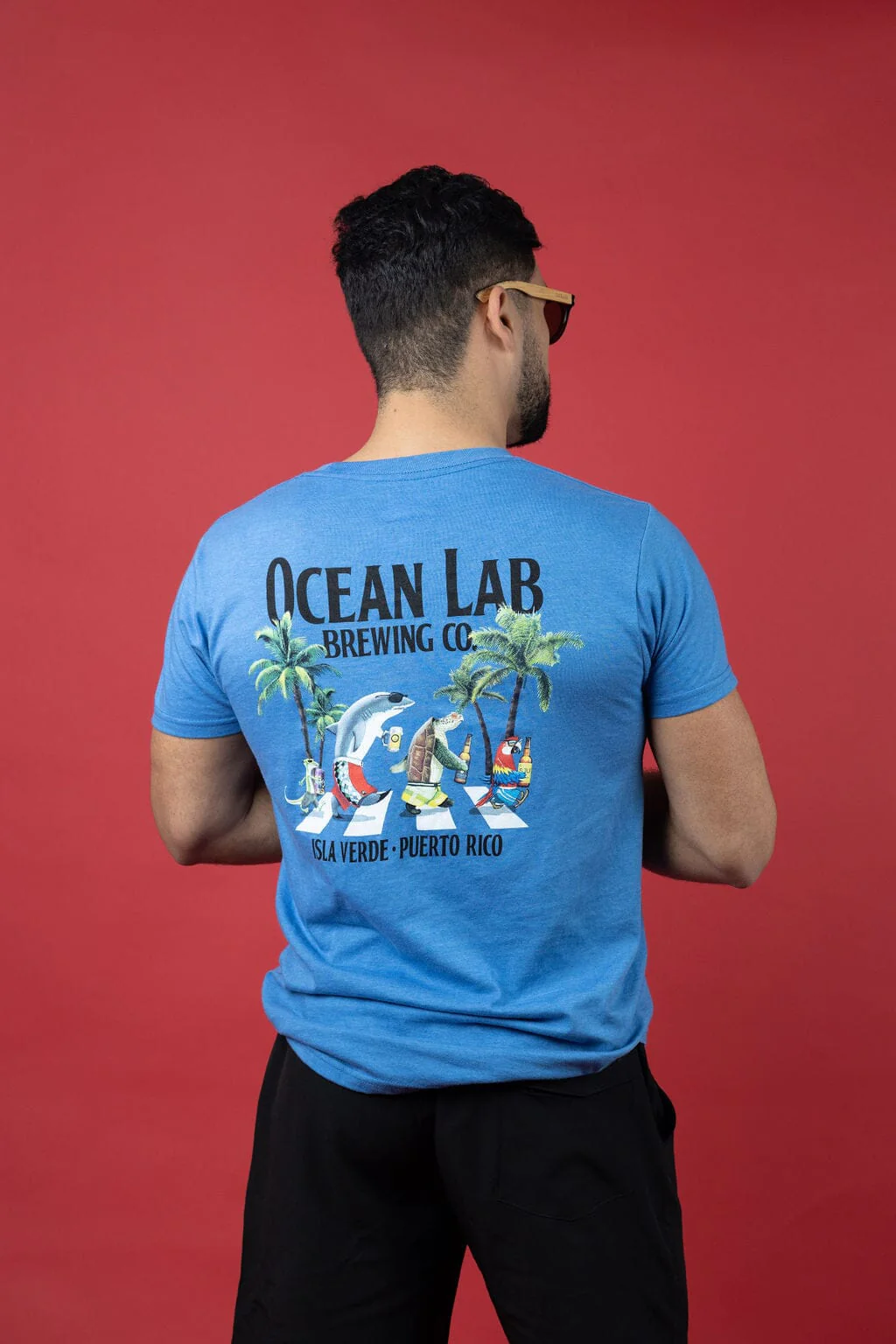Follow The Sun Short Sleeve T-Shirt - Heather Royal - Image 3