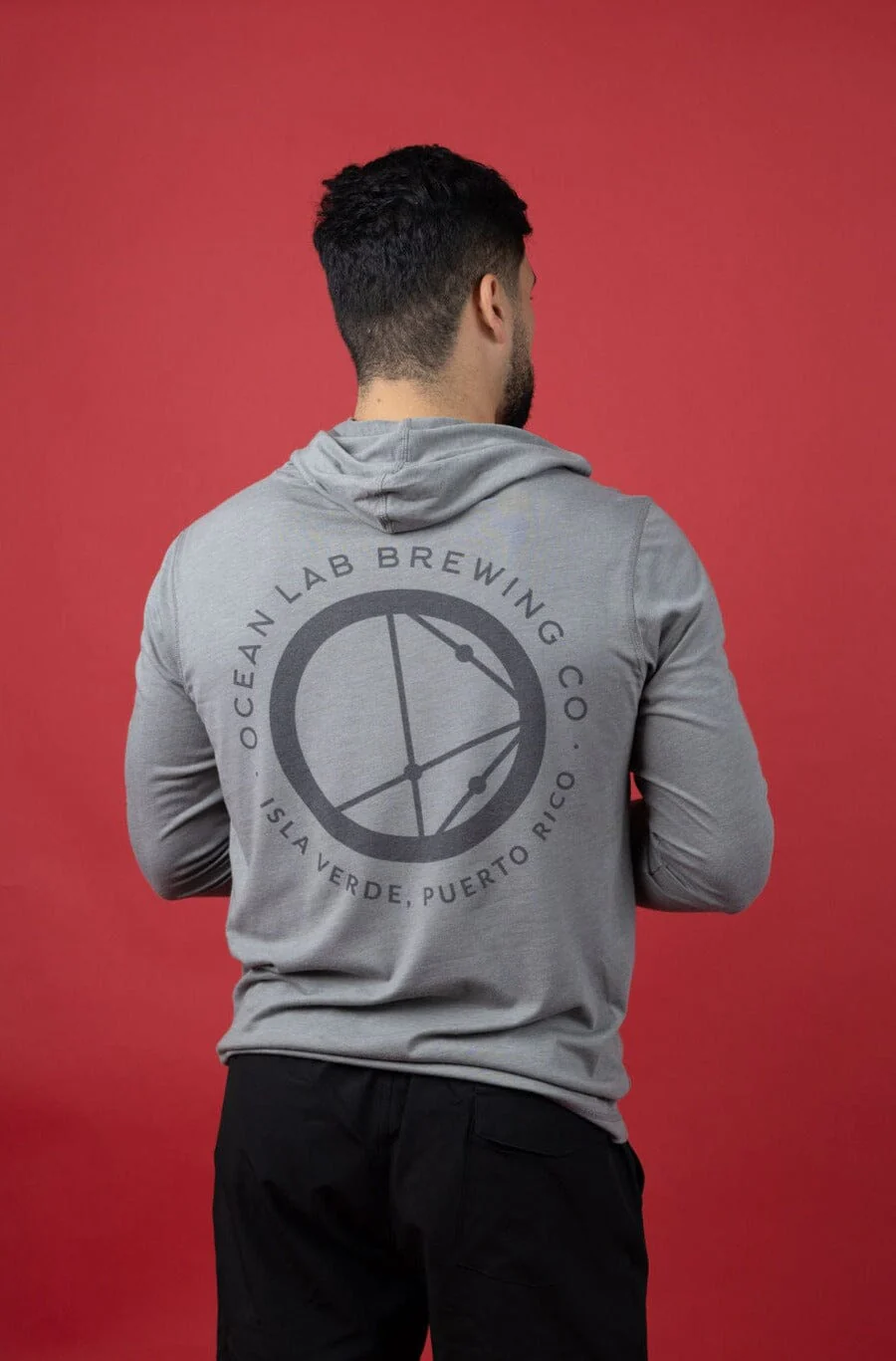 Hoodie T-Shirt - Titanium Grey - Image 3