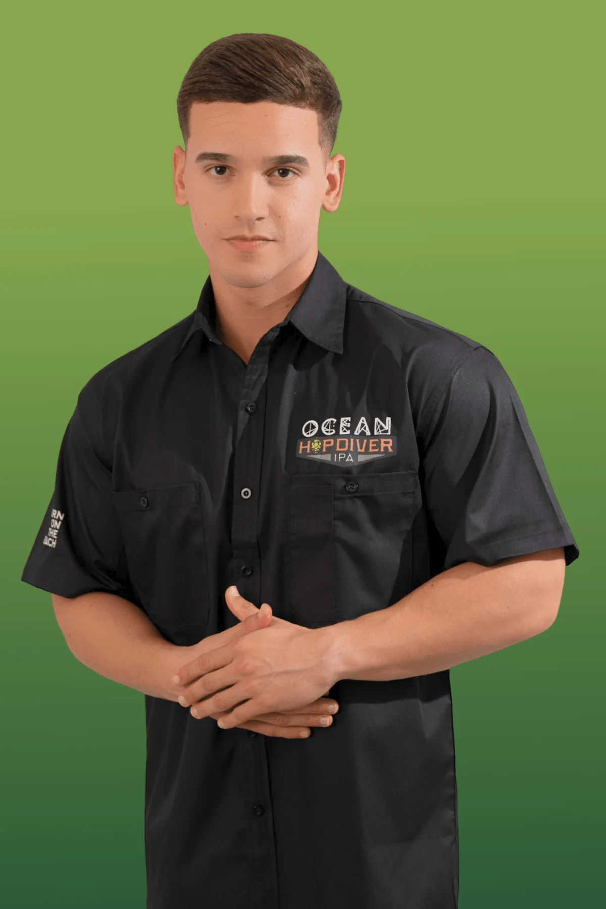 HopDiver Brewer's Shirt - Black - Image 2