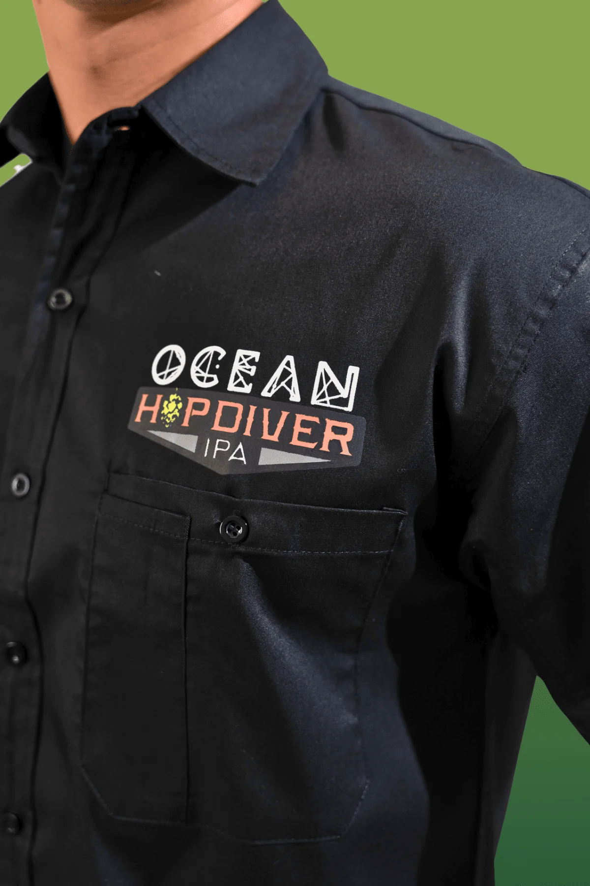HopDiver Brewer's Shirt - Black - Image 3