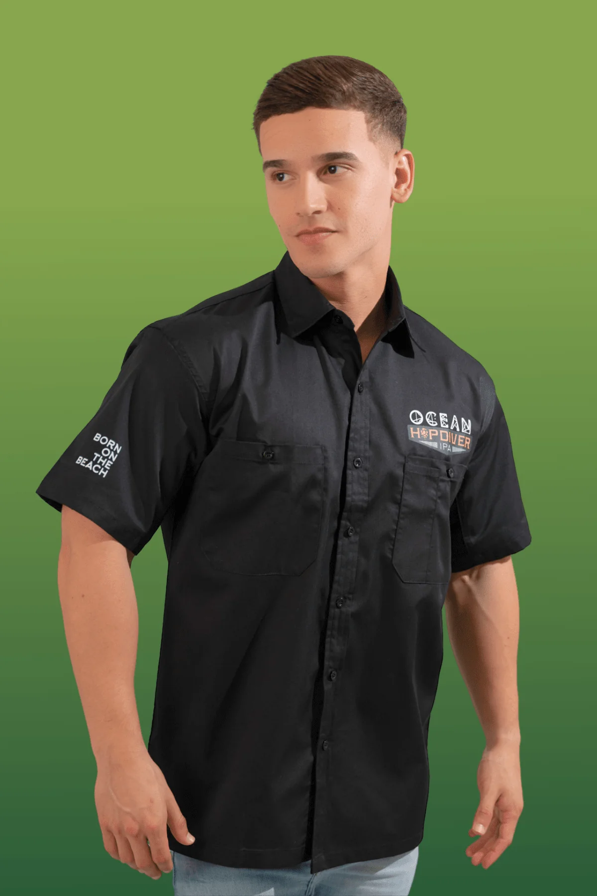 HopDiver Brewer's Shirt - Black - Image 5