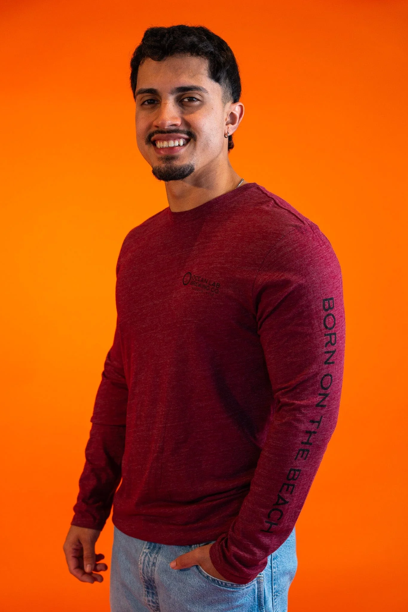 Hoppy Camper Tri-Blend Long Sleeve T-Shirt - Image 3