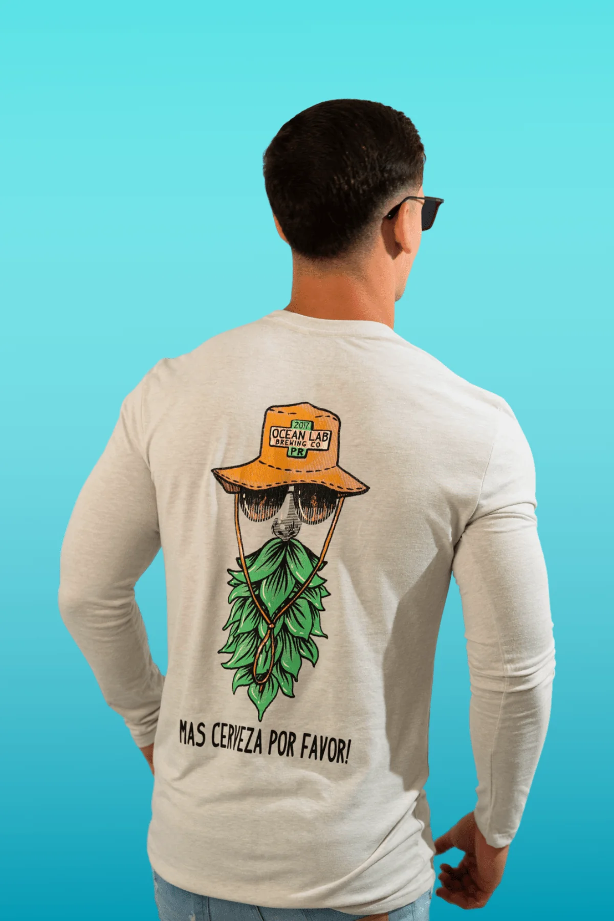Hoppy Camper Tri-Blend Long Sleeve T-Shirt - Image 6