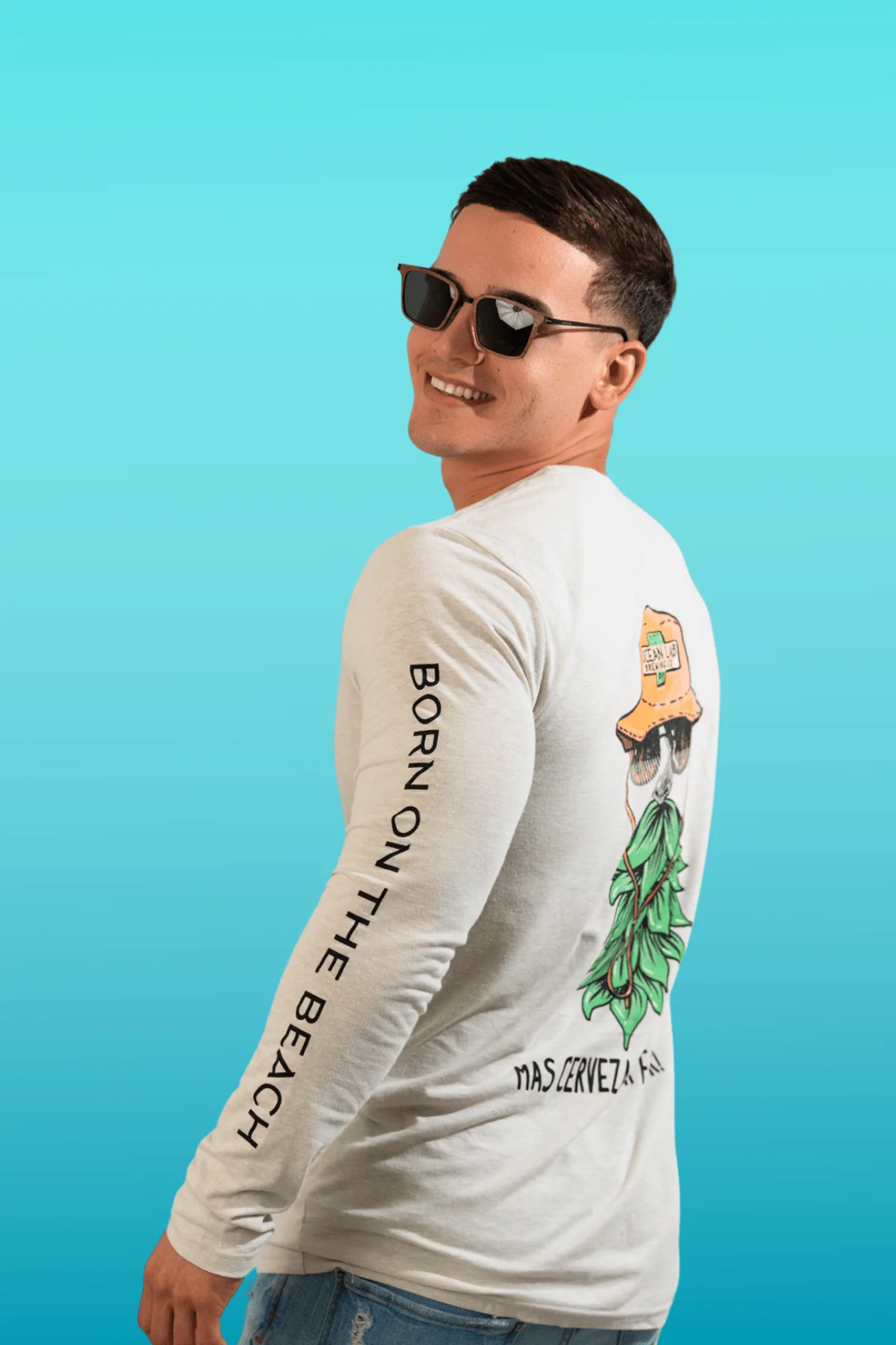 Hoppy Camper Tri-Blend Long Sleeve T-Shirt - Image 7