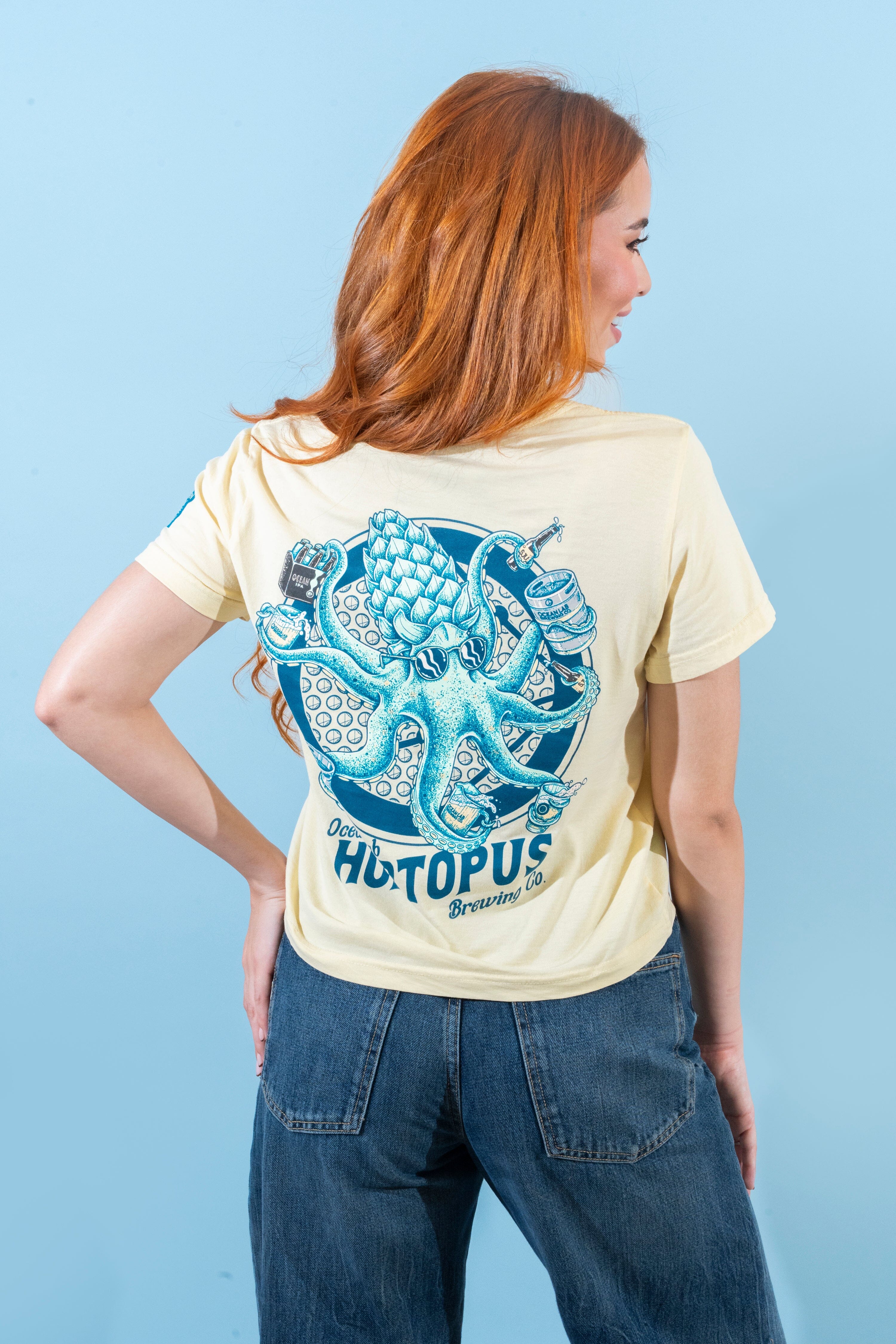 Hoptopus Cropped Ladies Tee