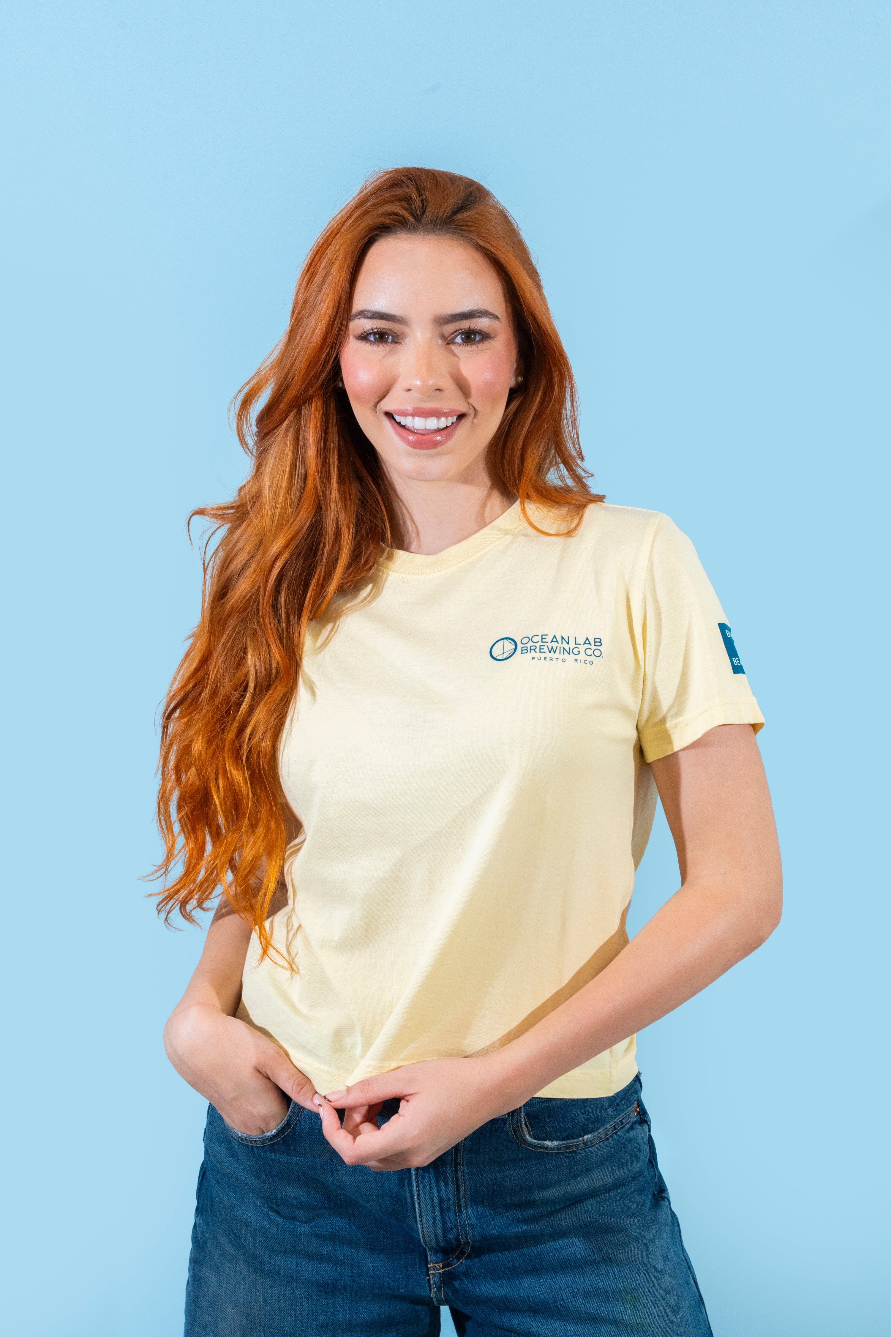 Hoptopus Cropped Ladies Tee - Image 3