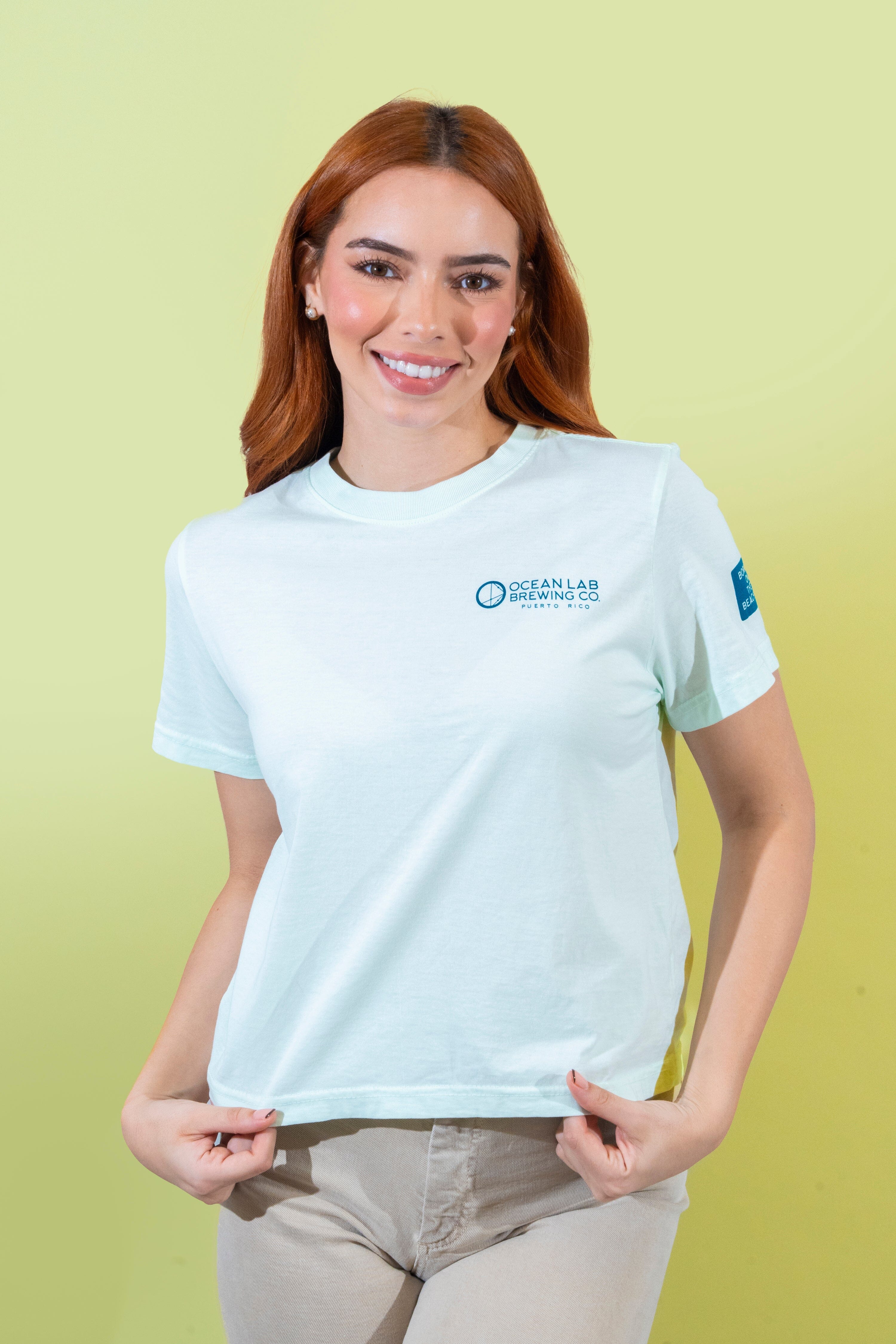 Hoptopus Cropped Ladies Tee - Image 6