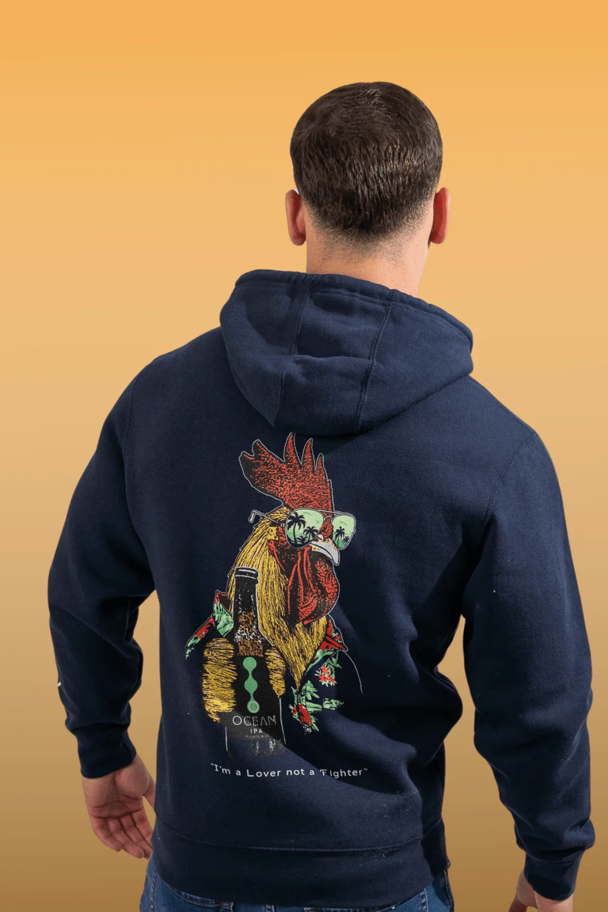 "I'm A Lover Not A Fighter" Classic Fleece Hoodie