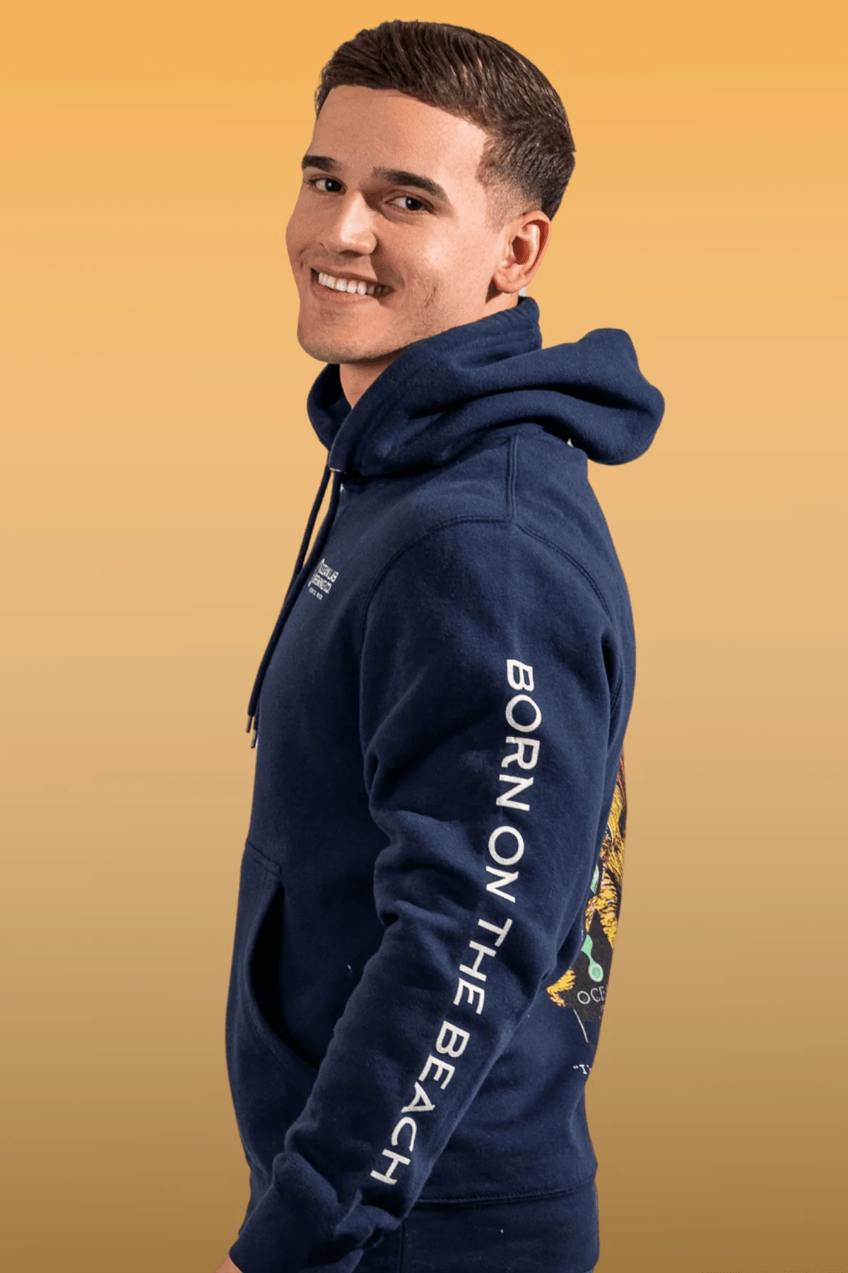 "I'm A Lover Not A Fighter" Classic Fleece Hoodie - Image 3