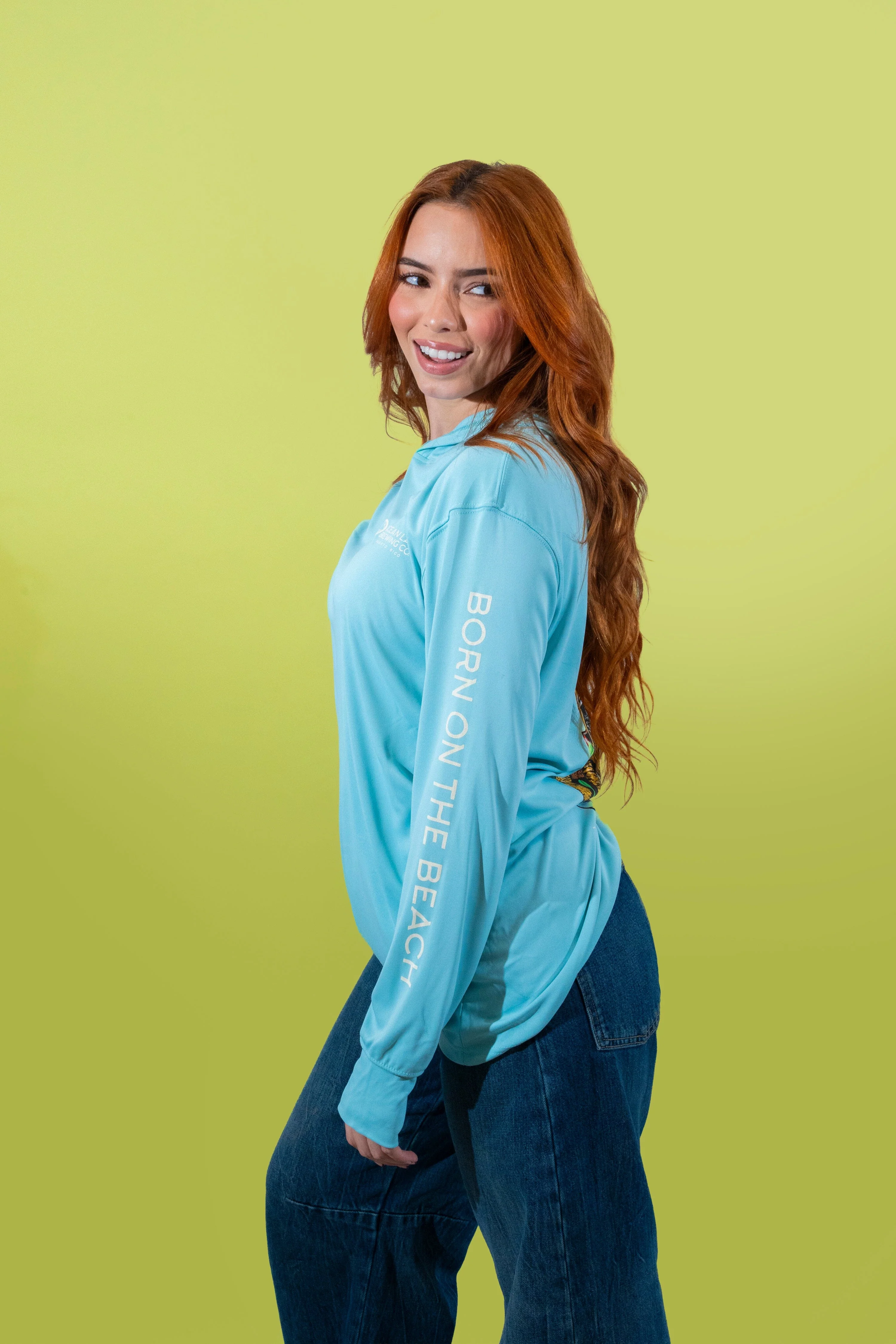 "I'm a Lover Not a Fighter" - Hooded Rashguard - Image 5