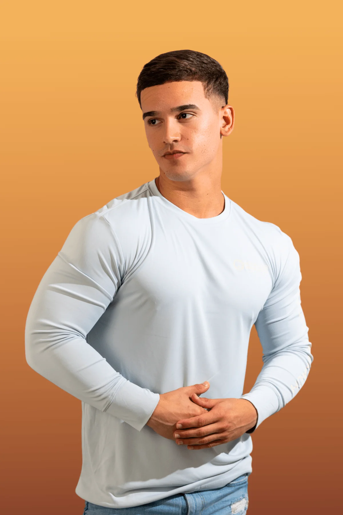 "I'm A Lover Not A Fighter" Long Sleeve Rashguard - Image 6
