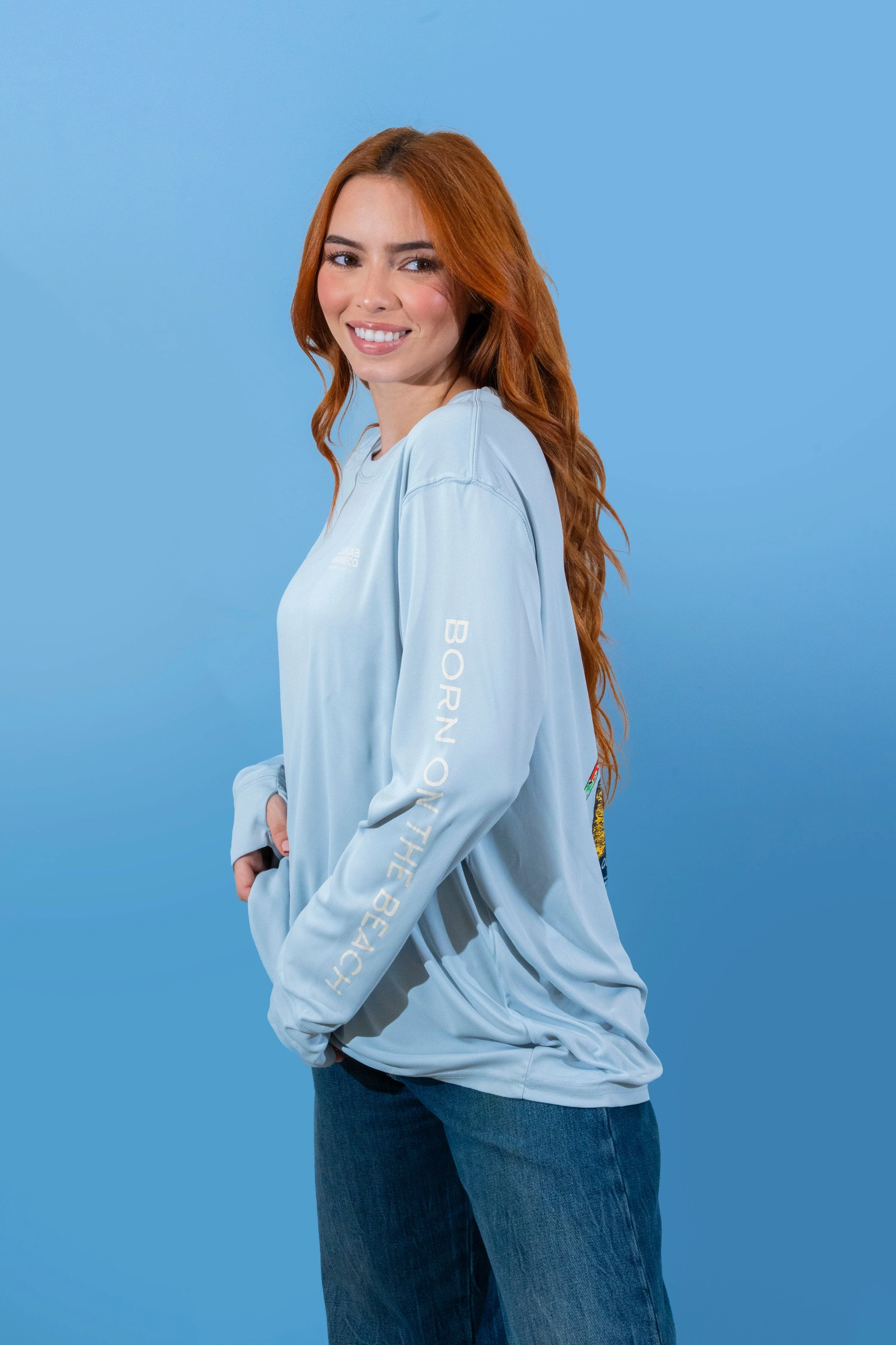 "I'm A Lover Not A Fighter" Long Sleeve Rashguard - Image 9