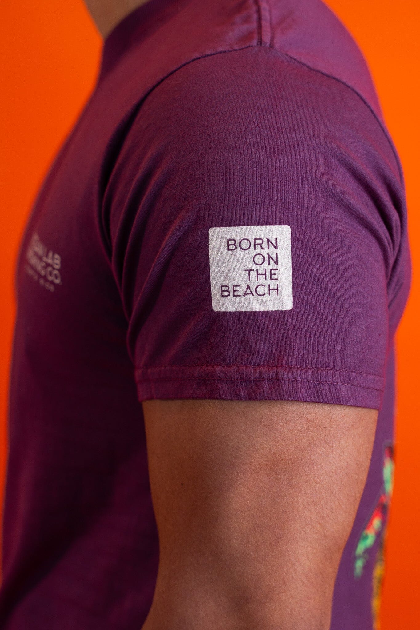 "I'm a Lover not a Fighter" Short Sleeve T-Shirt - Berry - Image 4