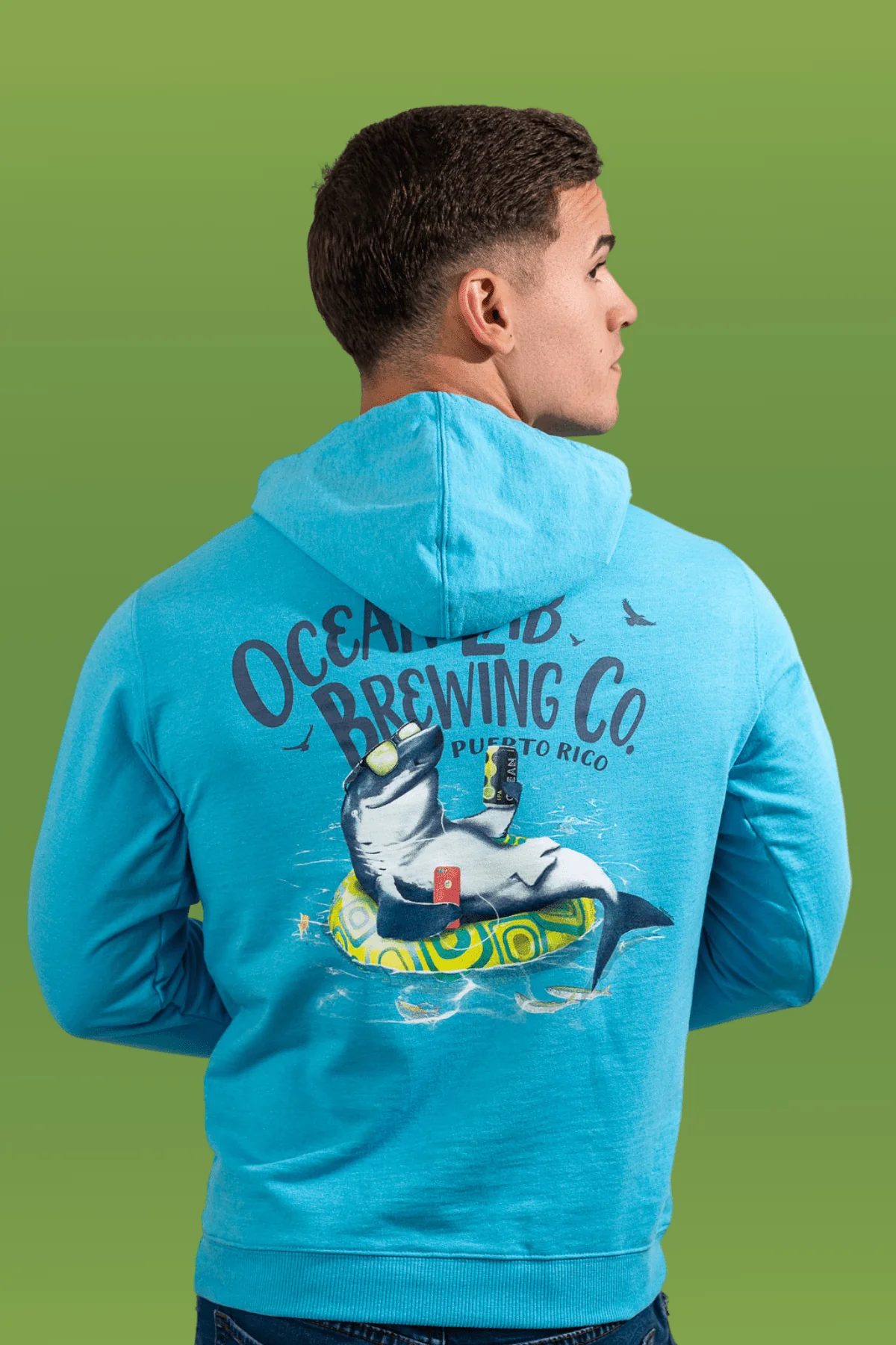 IPA Chilling Shark Fleece Hoodie