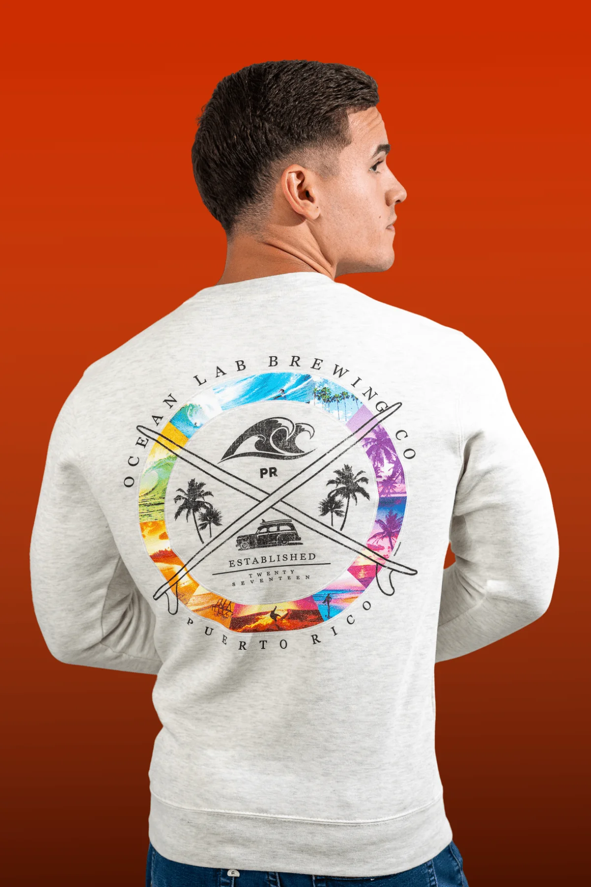 Island Surf Crew Neck Fleece