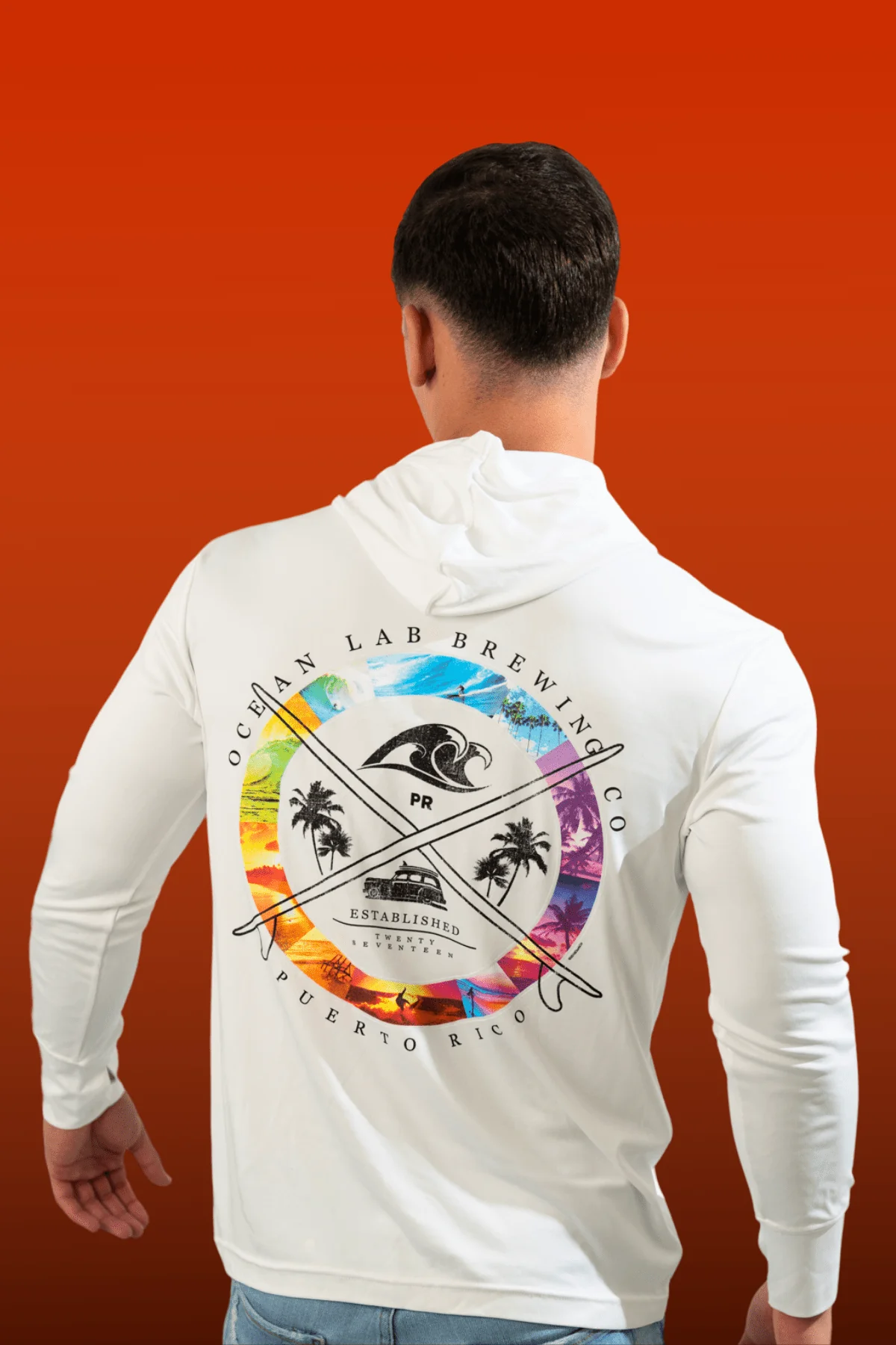 Island Surf Hooded Rashguard