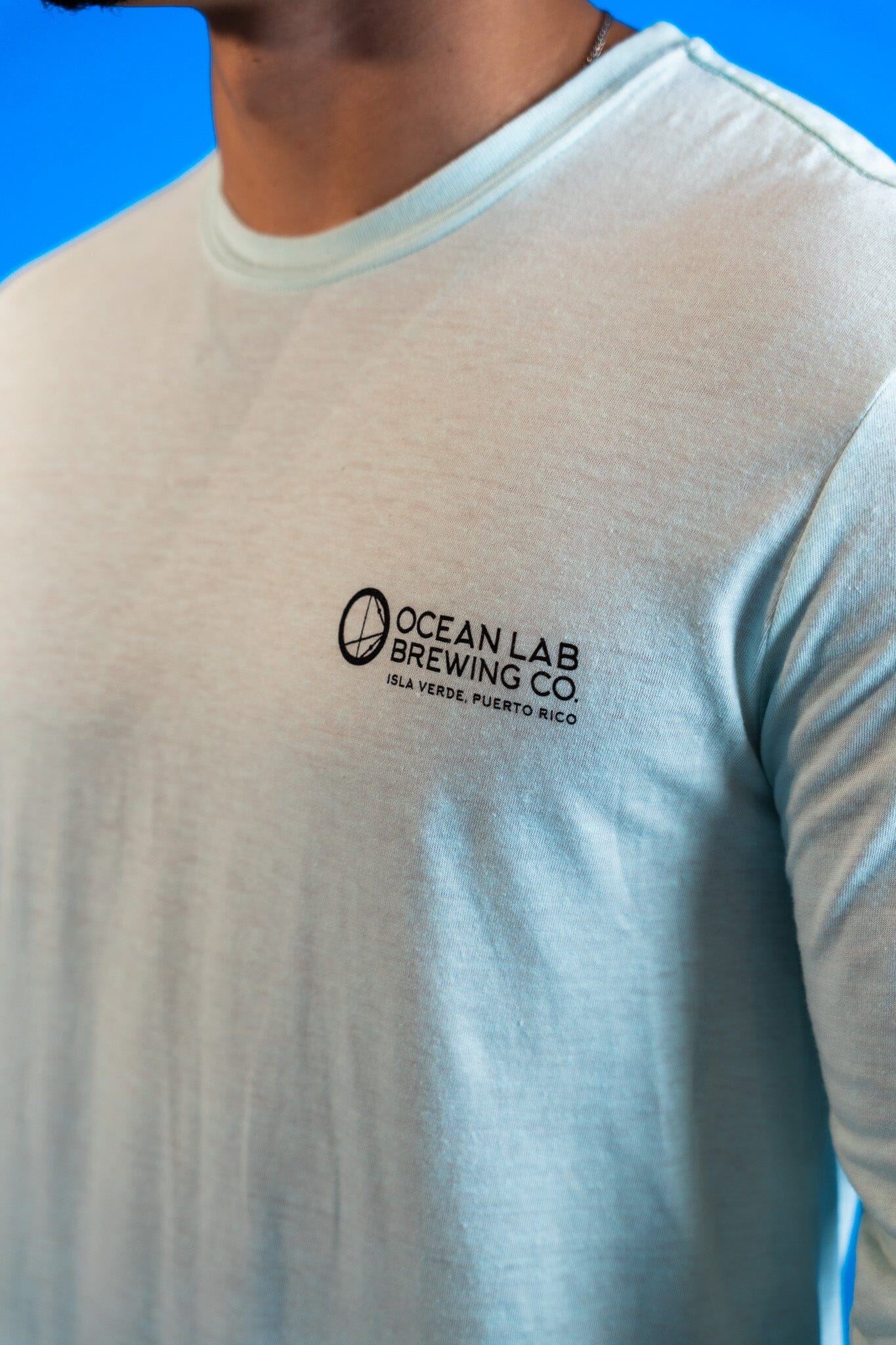 Island Surf Tri-Blend Long Sleeve T-Shirt - Image 4